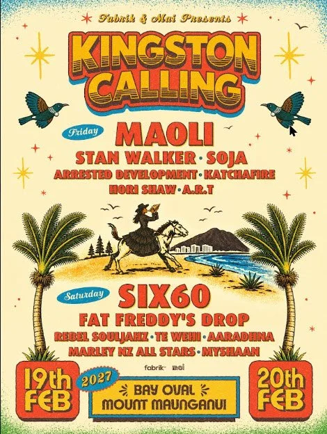 Six60, Maoli and Stan Walker to headline new two-day festival ‘Kingston Calling’ in February