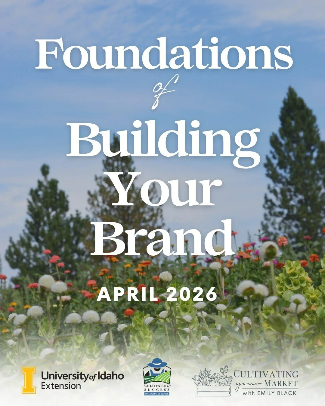 Farmers, ranchers, and food business owners &mdash; this one's for you. 🌱

If your branding feels inconsistent, DIY, or just... not quite right, we're here to help you fix that.

Foundations of Building a Brand for Your Farm or Food Business is a 4-