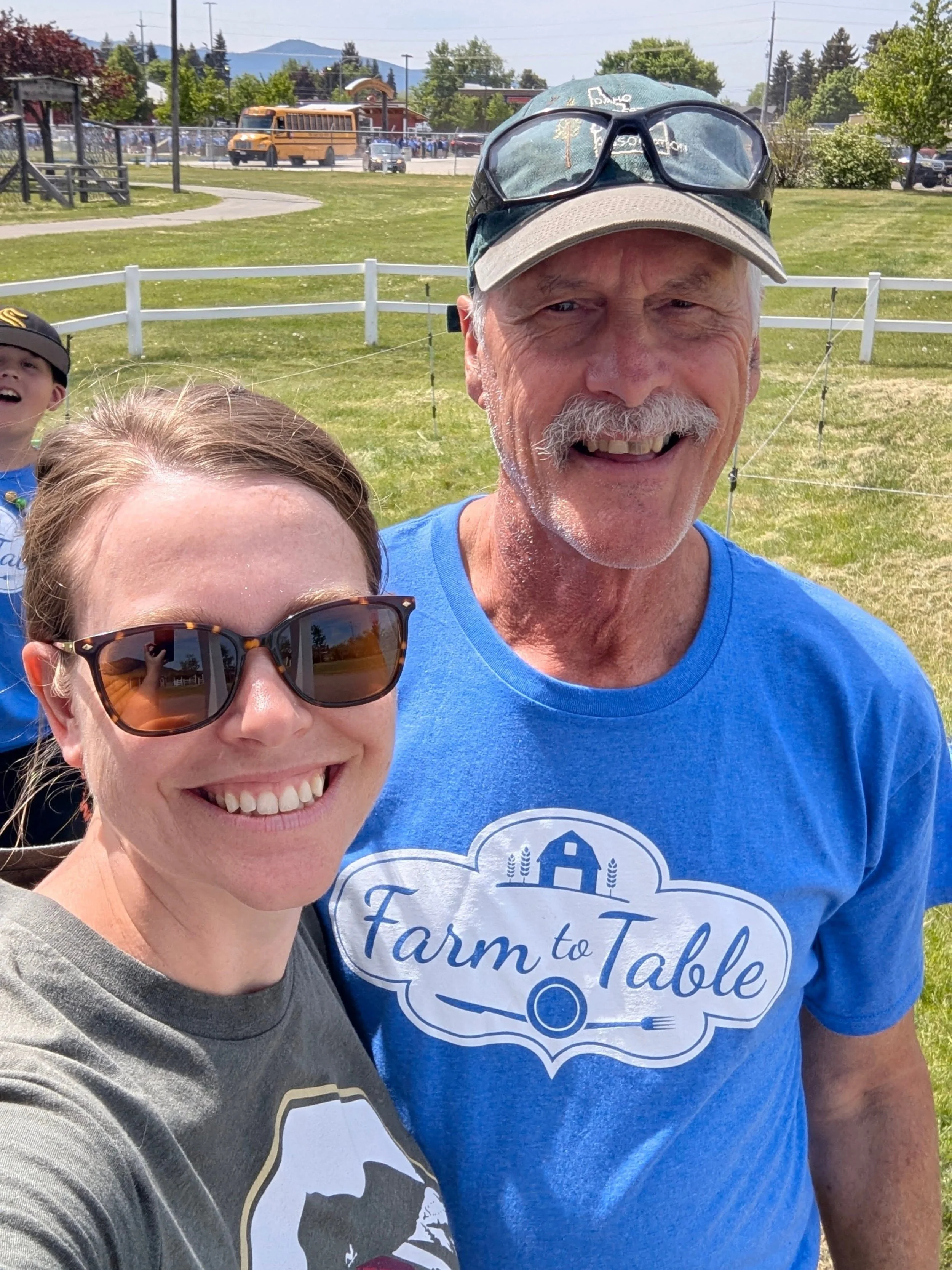 Wow, what a day! 🌱 Today I helped Betty and John Mobbs of Lazy JM Ranch teach the 6 Principles of Soil Health at the 5th Grade Farm to Table field trip.

The students rotated through stations about goats, dairy, orchards, bees, wheat, regenerative a