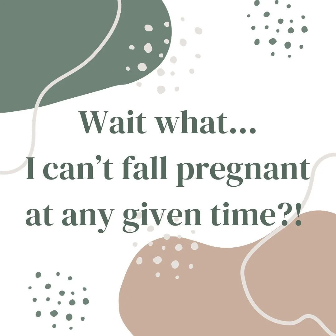 That&rsquo;s right, you CAN&rsquo;T fall pregnant on any day of your cycle. To many people&rsquo;s surprise, there are only 5-7 days that you can conceive, and even then it&rsquo;s a 25-30% chance each month if you&rsquo;re in your mid 20s and reduce