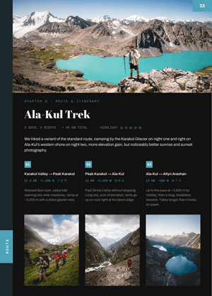 Route and Itinerary
