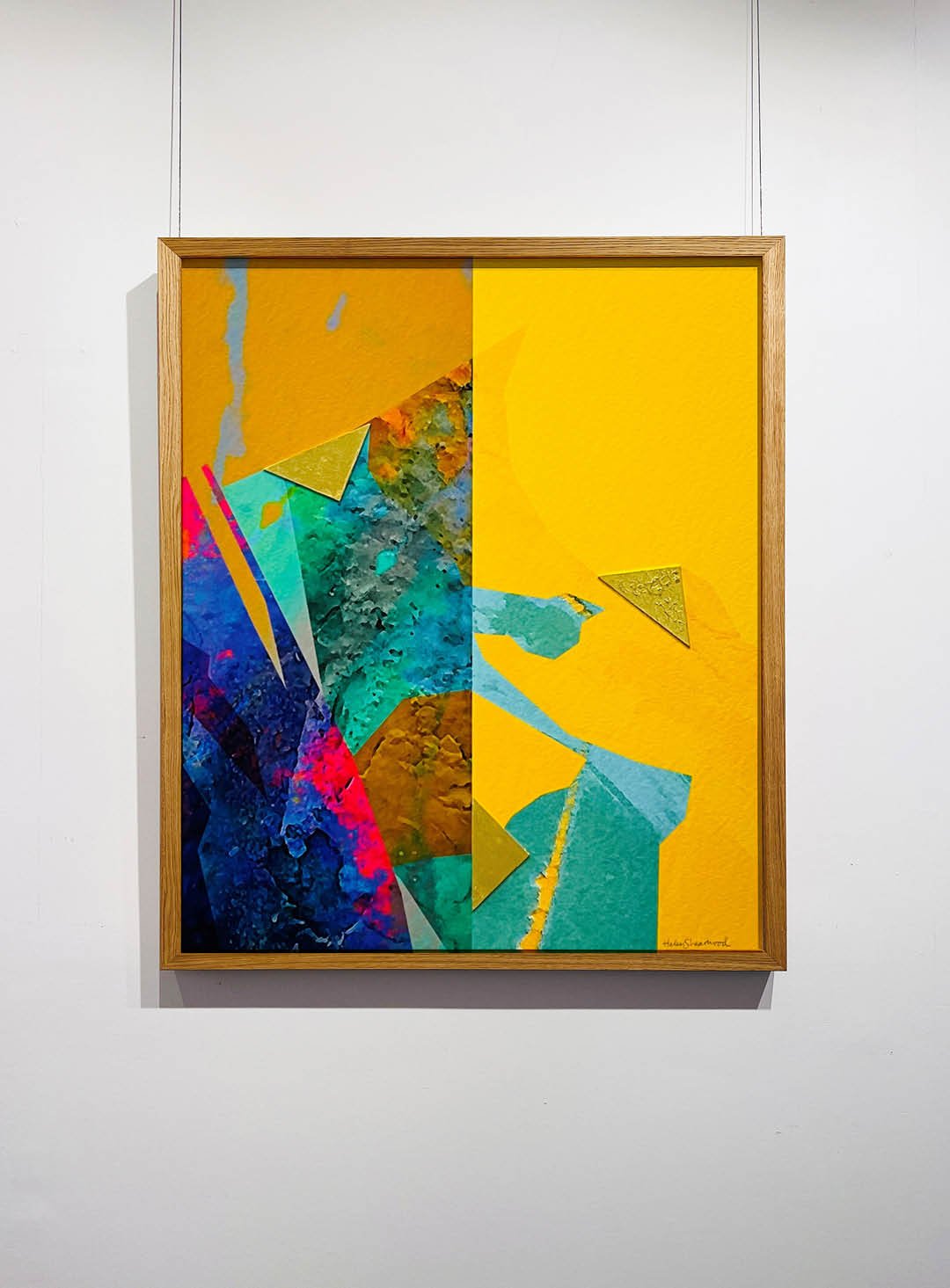 'Yellow Renewal' Framed Original