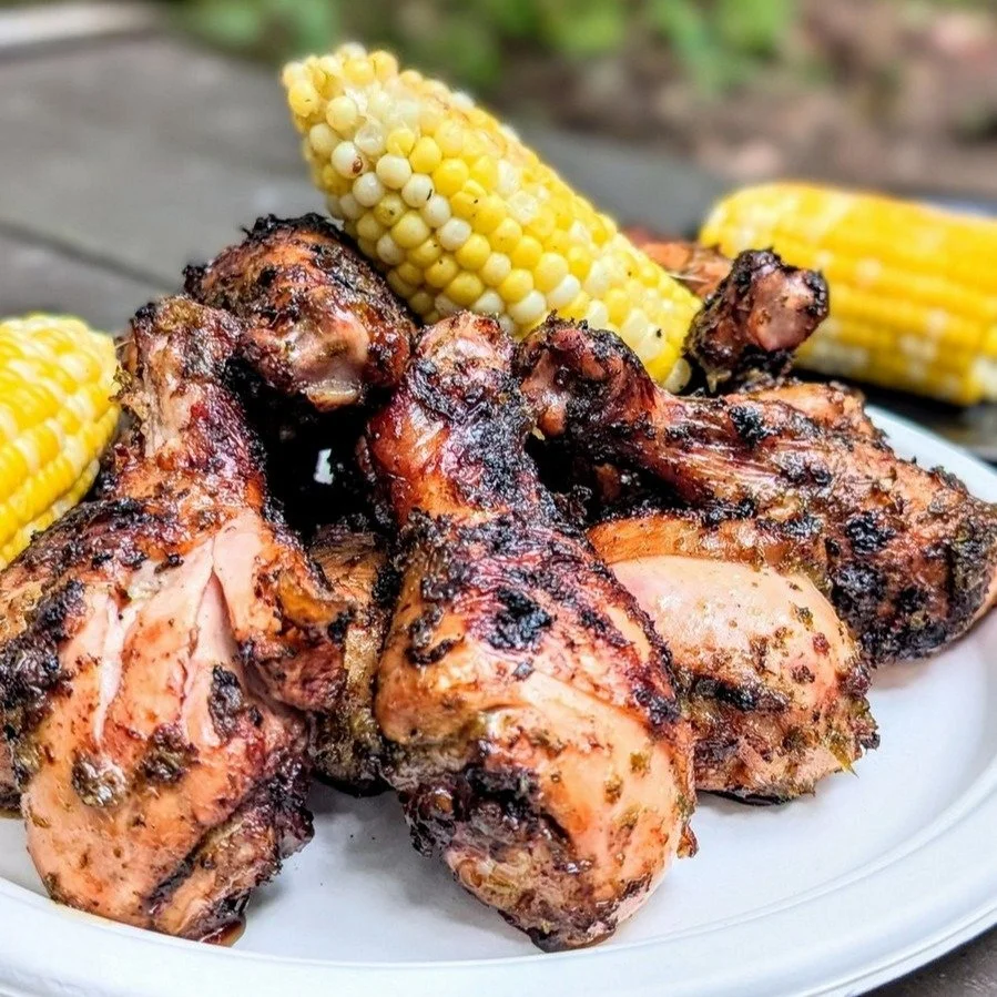 Smoky, spicy, and full of real Caribbean flavor 🔥🍗

I&rsquo;ve been making this homemade jerk marinade for years, and it&rsquo;s one of my favorite things to prep ahead for camping.

Traditionally cooked low and slow over wood, jerk chicken isn&rsq