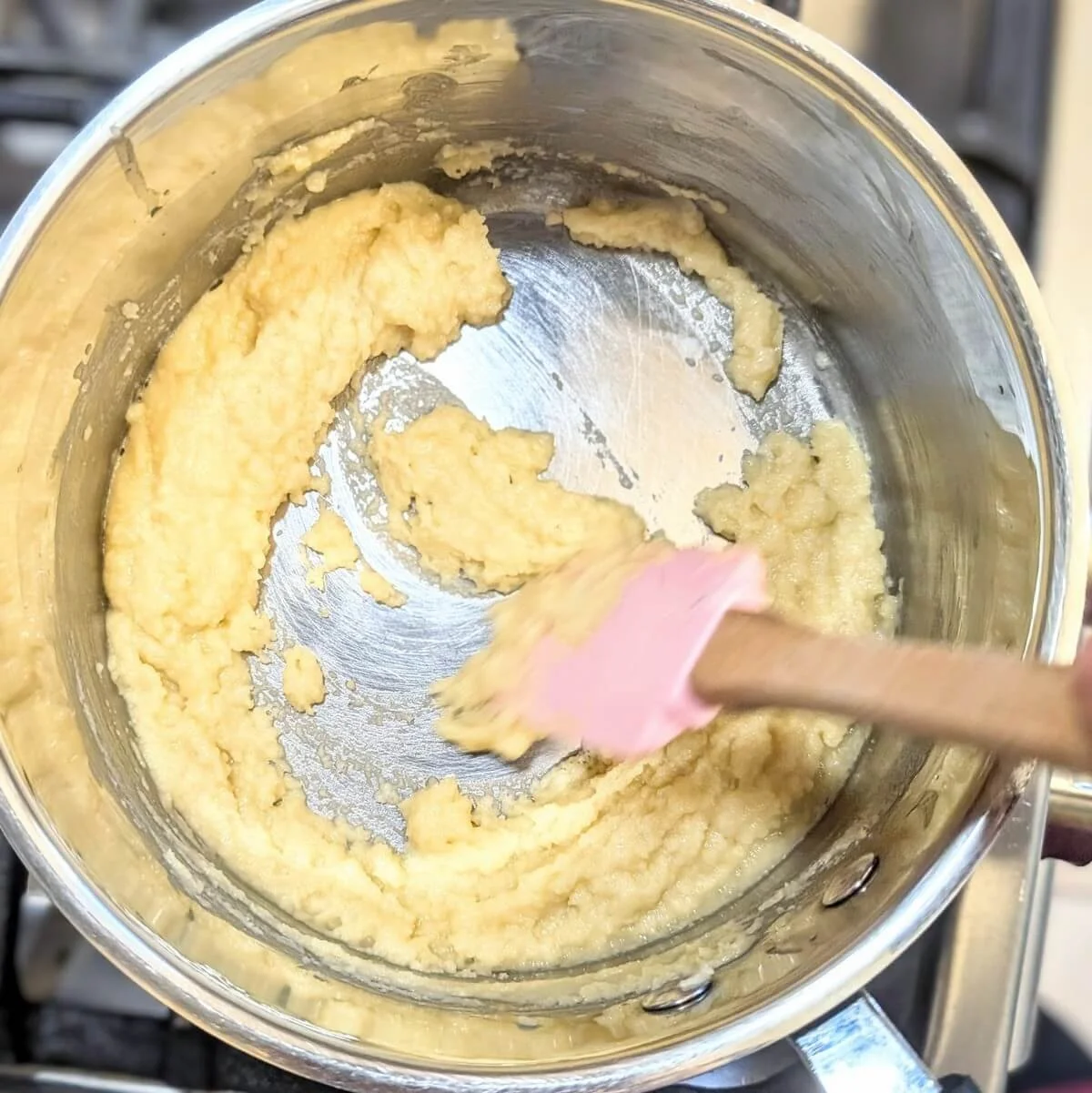 White roux ready to use for bechamel sauce