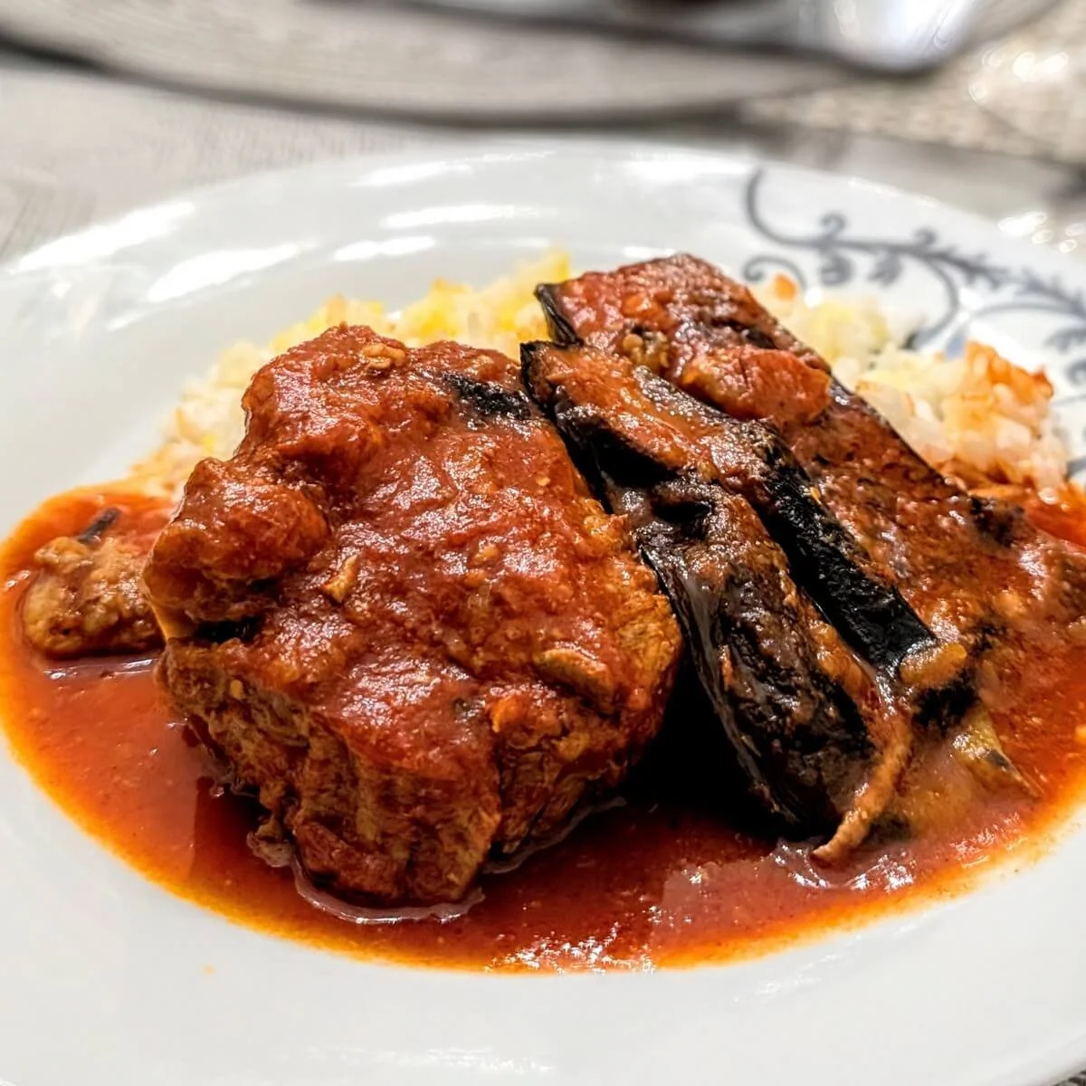 Iraqi Lamb and Eggplant Stew (Margat Baytinjan)