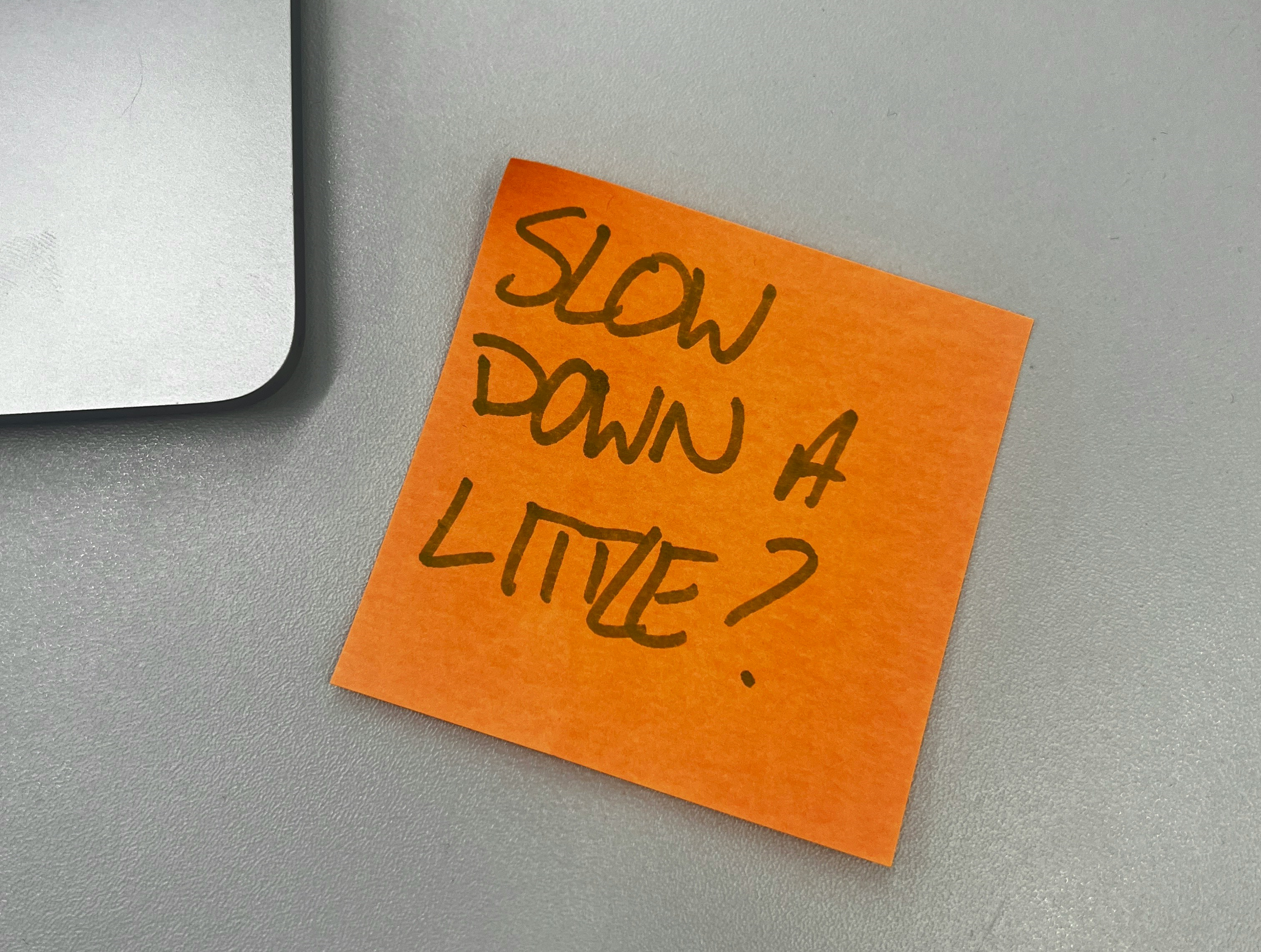 Amid uncertainty, people are learning to slow down