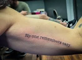 No One Remembers Easy