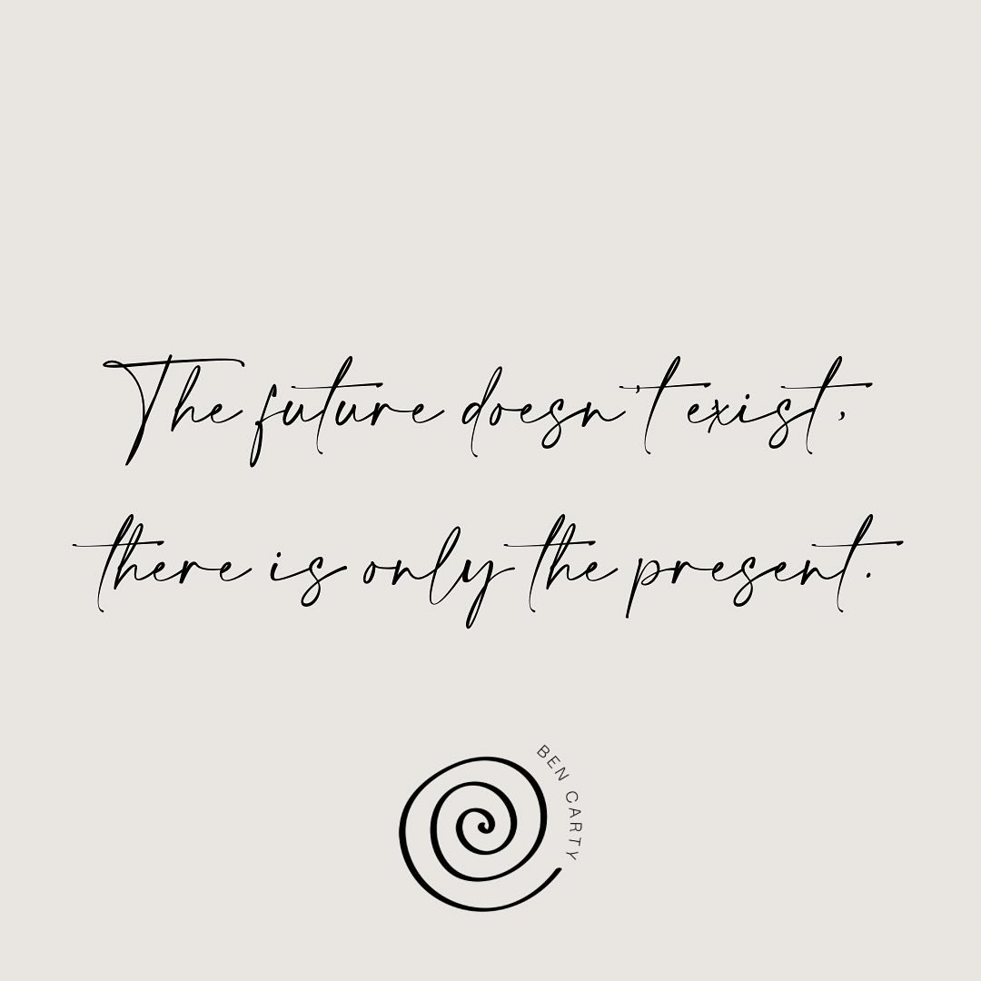 Once I understood this I changed the way I looked at life. 

The future will never, ever be here. All we have is this moment right now. 

Enjoy and cherish this moment.