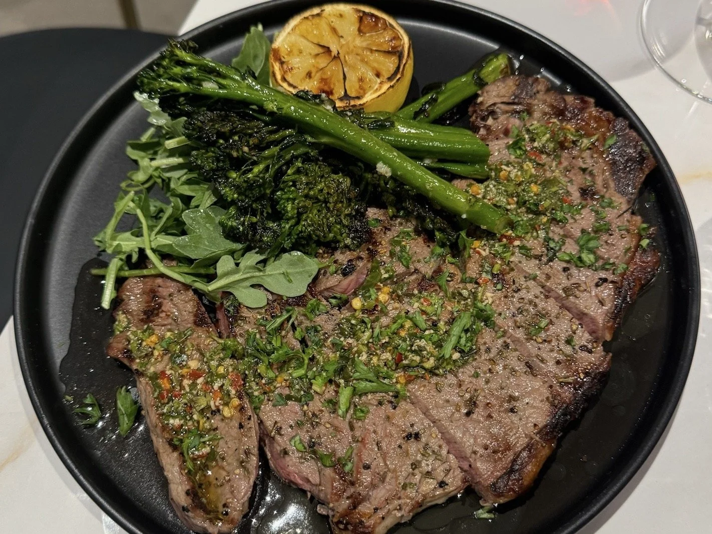 Bistecca Tagliata Grilled Top Sirloin Steak