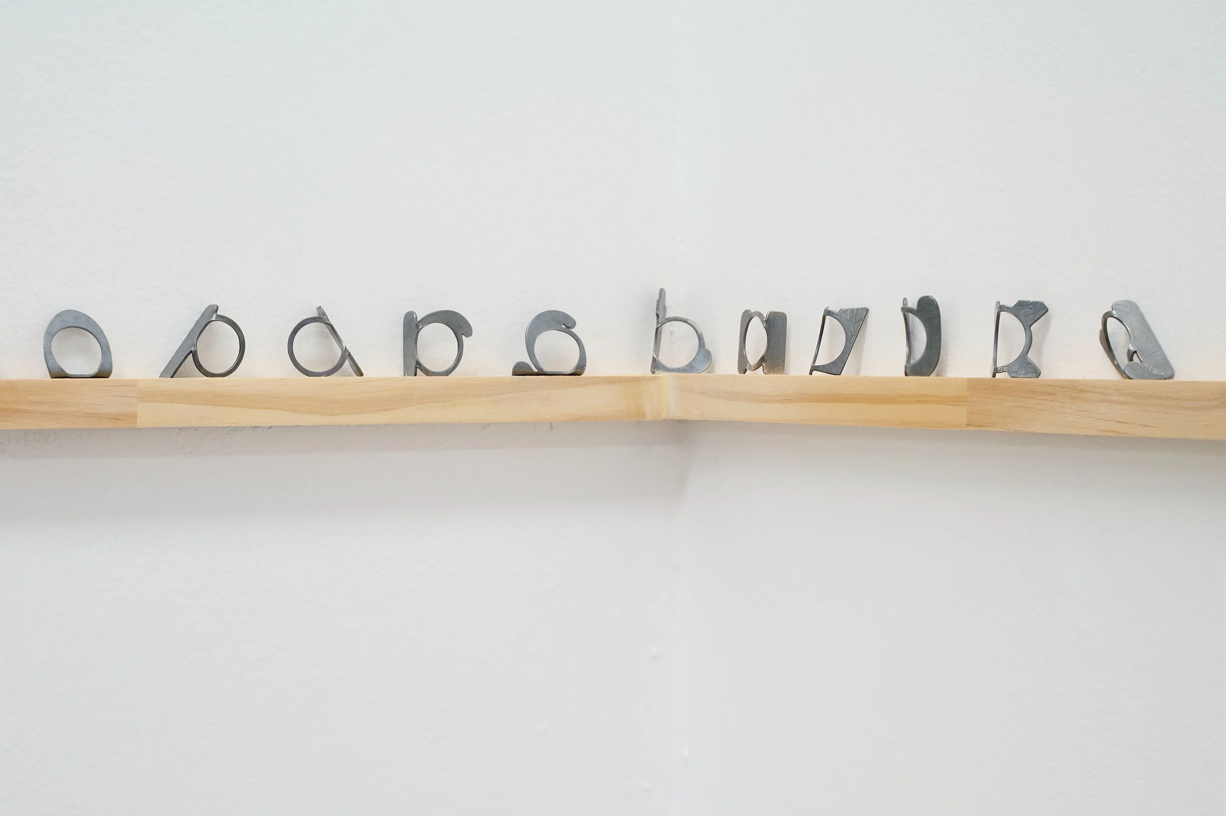 Alta Forma, 'Some Types', installation view, Roseanne Bartley. Photograph: Ross Coulter
