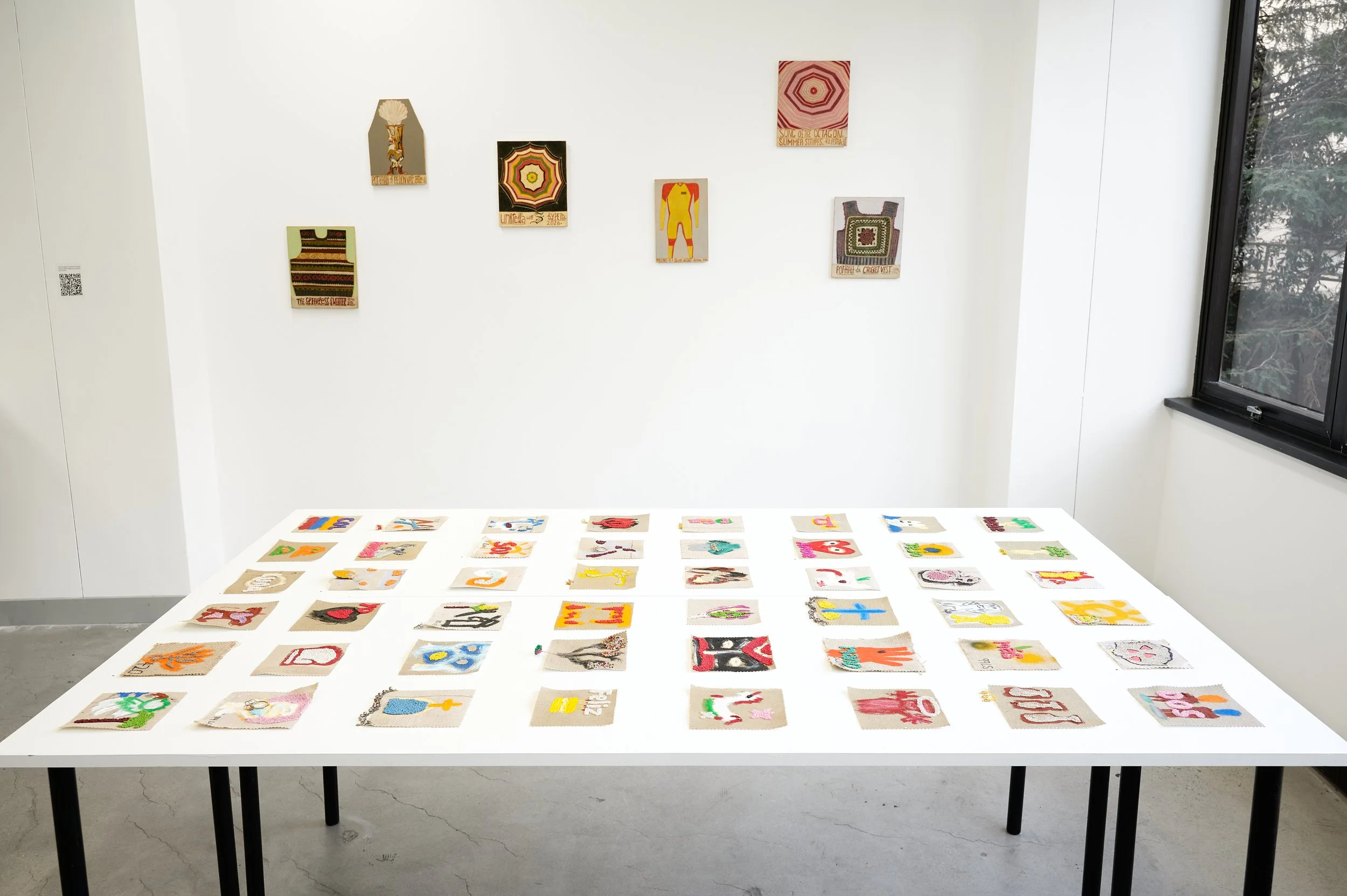 Petra Rodgers, Summer Portraits and Joshua Searle, Manos y Cuentas, installation view, 2026. Images courtesy the artist and Alta Forma. Photography Ross Coulter.