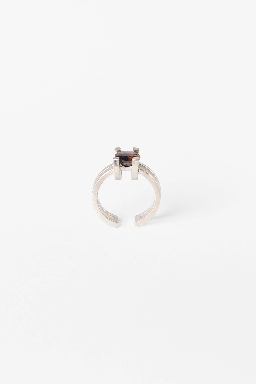 100. Anna Varendorff, ‘Smokey Quartz Ring’, 2026, sterling silver, smokey quartz, 2.5x2.x1cm, adjustable size. Price: $800