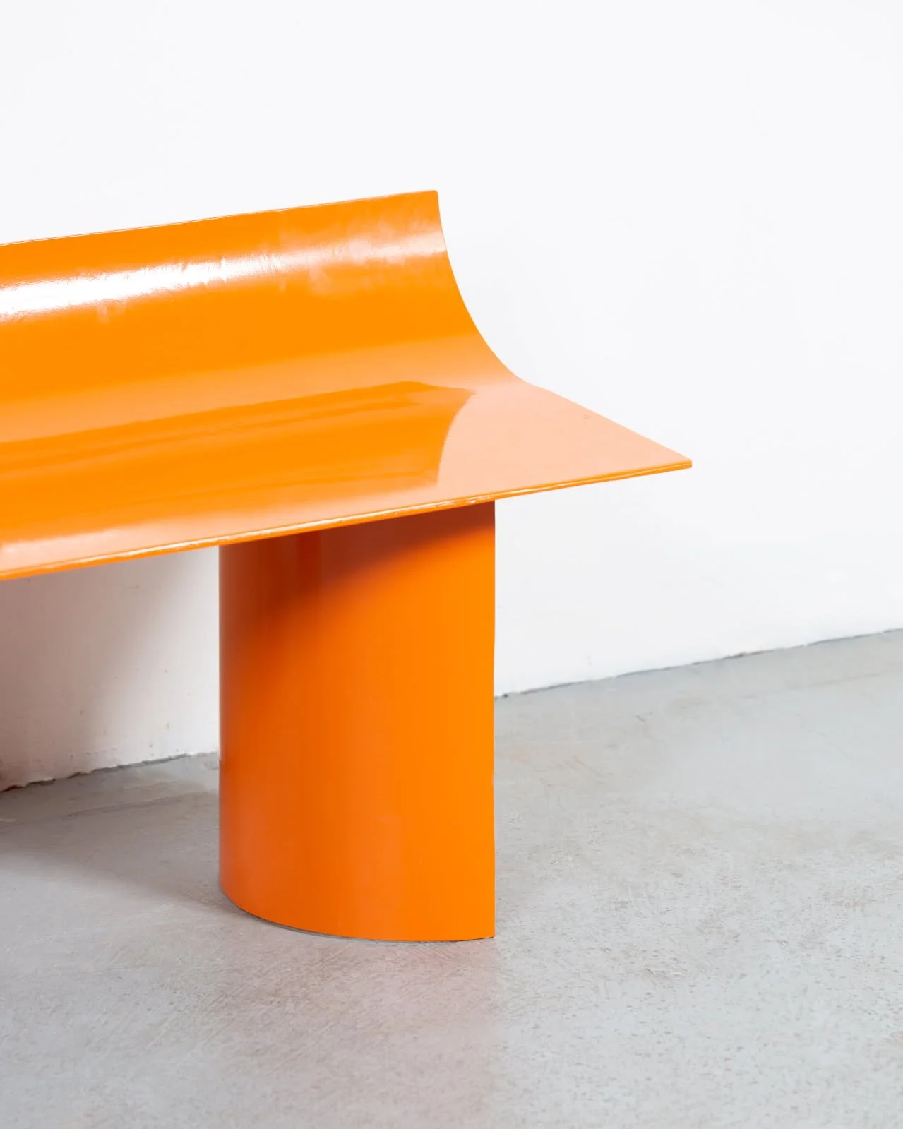 Sam Blomley, ‘Fitzroy Benches’, 2026
Mild steel, powder coat (yellow and orange powder coat shown, available in any colour)
Fitzroy Benches: 160 (L) x 50 (H) x 60 (D) cm
$2,800 each