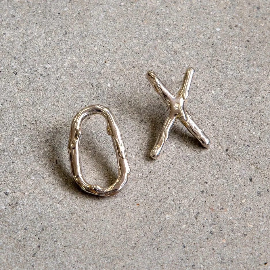 Renee Becker, XO earrings, 2023