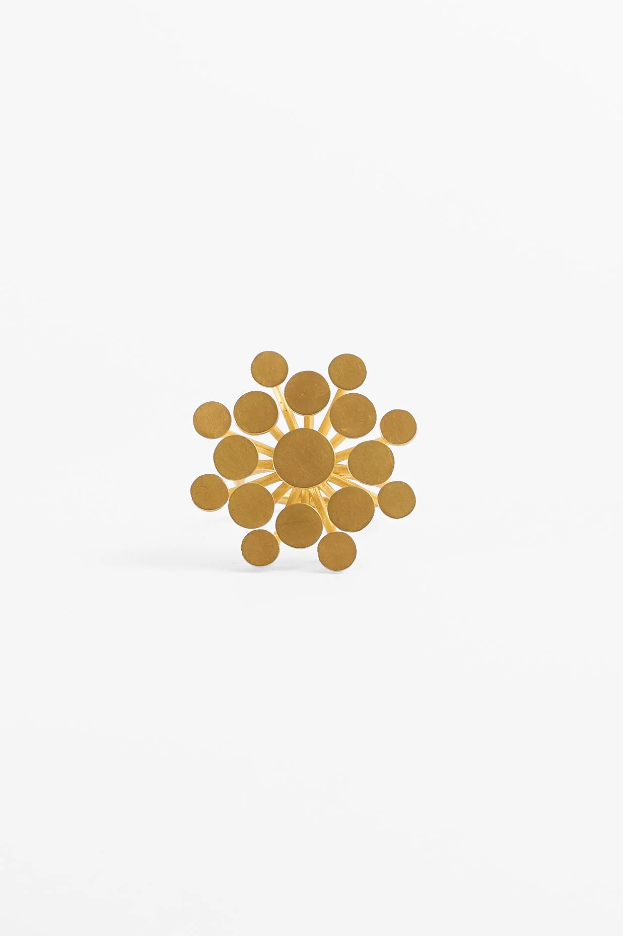 17. Mascha Moje, ‘Untitled’, (gold flower) 2025
20ct gold ring, 3x3x3cm, size approx. Q1/2, 2025. Price: $5000 (Price subject to change)