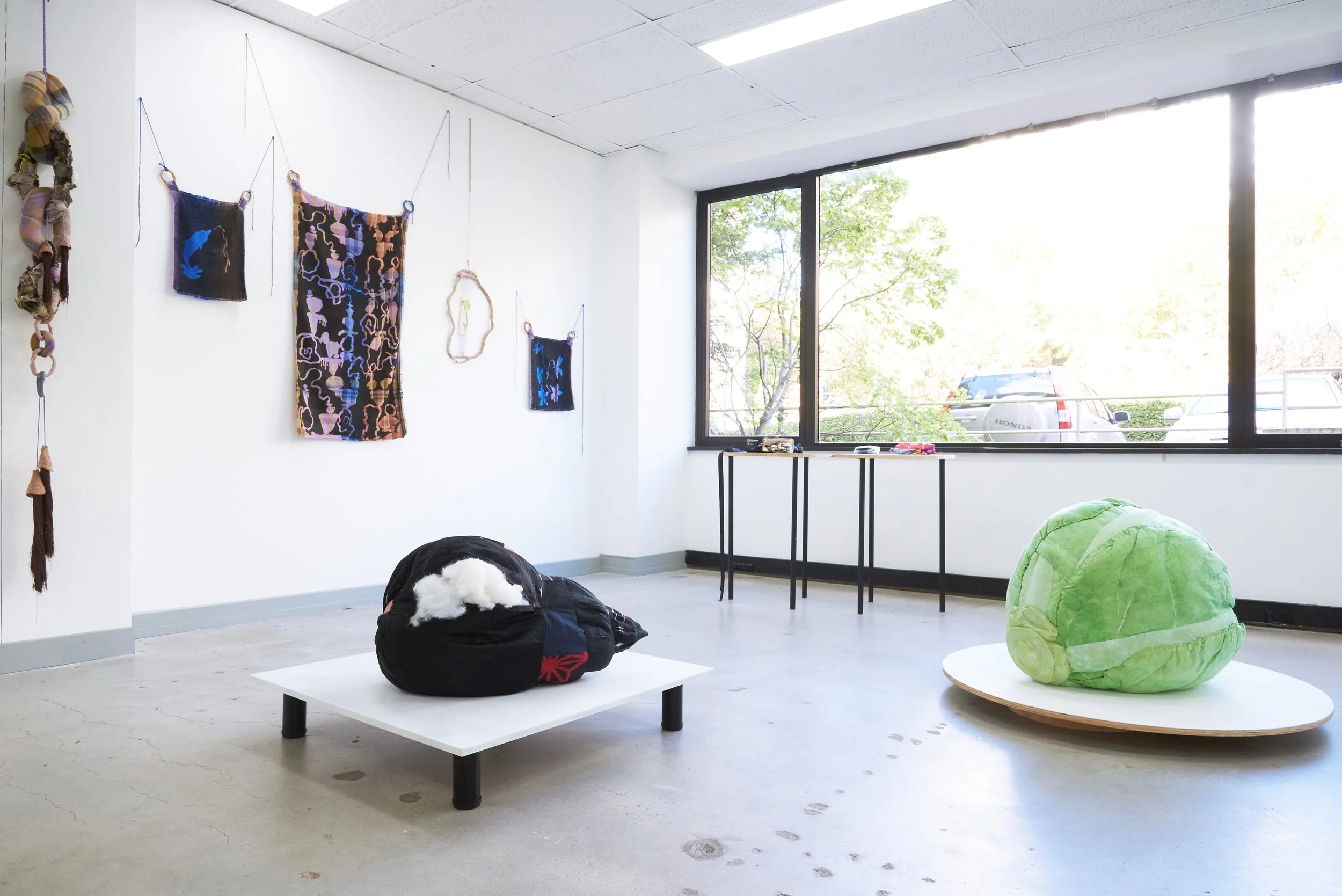 'By Necessity', installation view, Leah Muddle, Jacquelyn Fang Greenbank, John Brooks, 2026. Photograph: Ross Coulter 