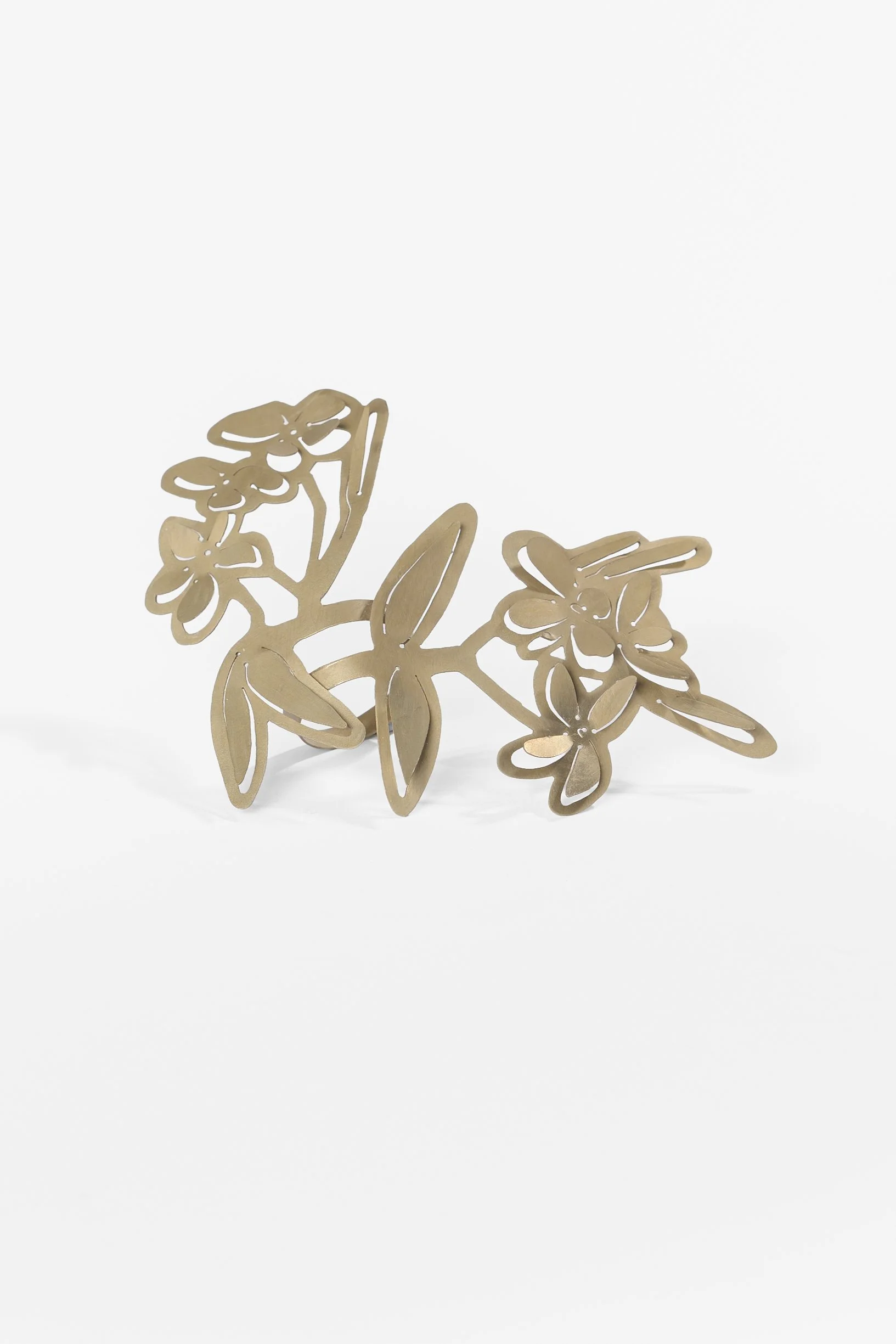 80. Elisa Zorraquin, ‘Recolectora Urbana II (Street Forager II), 2026, ring, nickel silver, waxed finish, 2.5x10.2x7.5cm, ring size adjustable. Price: $450  