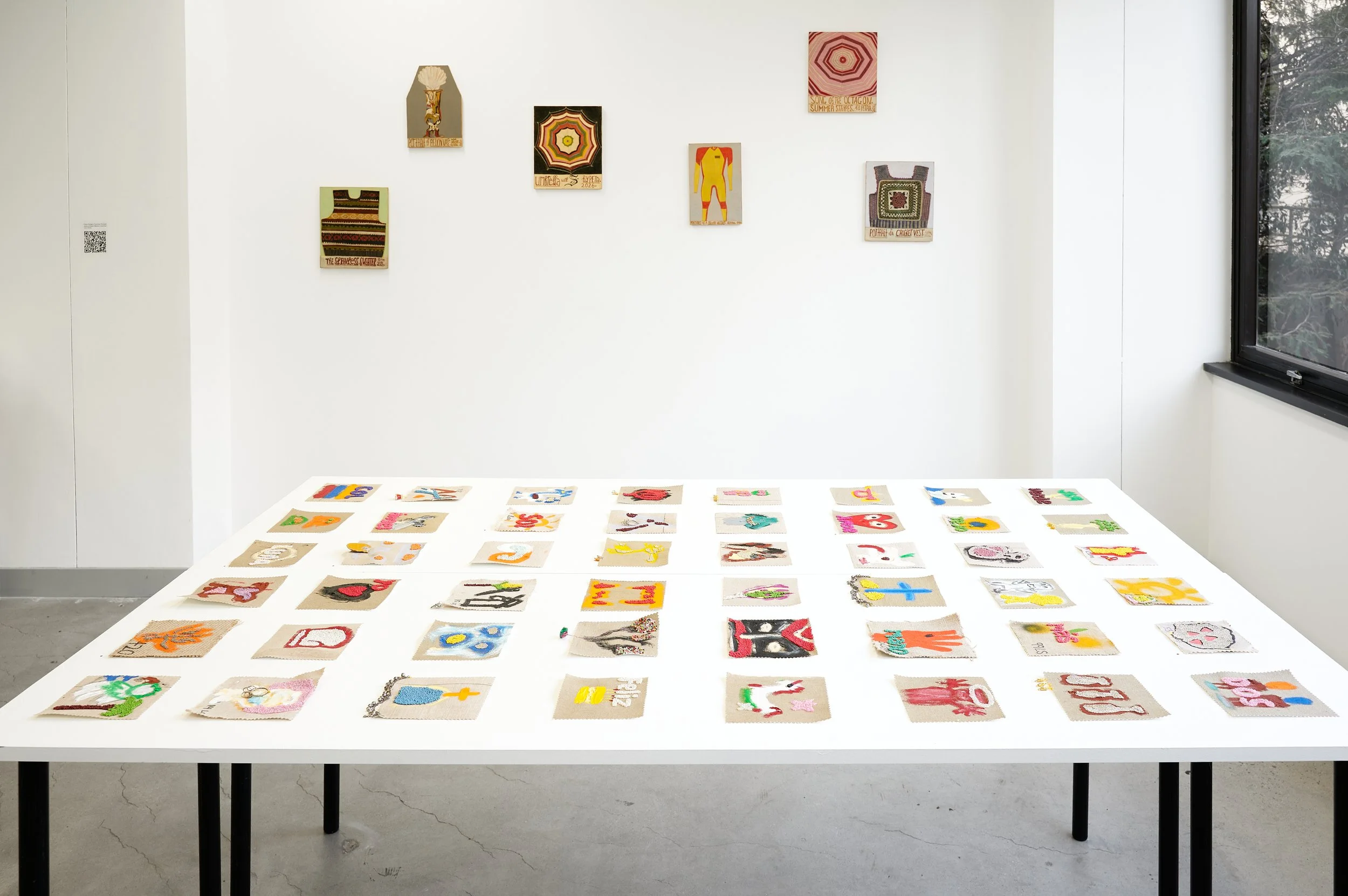 Petra Rodgers, Summer Portraits and Joshua Searle, Manos y Cuentas, installation view, 2026. Images courtesy the artist and Alta Forma. Photography Ross Coulter.