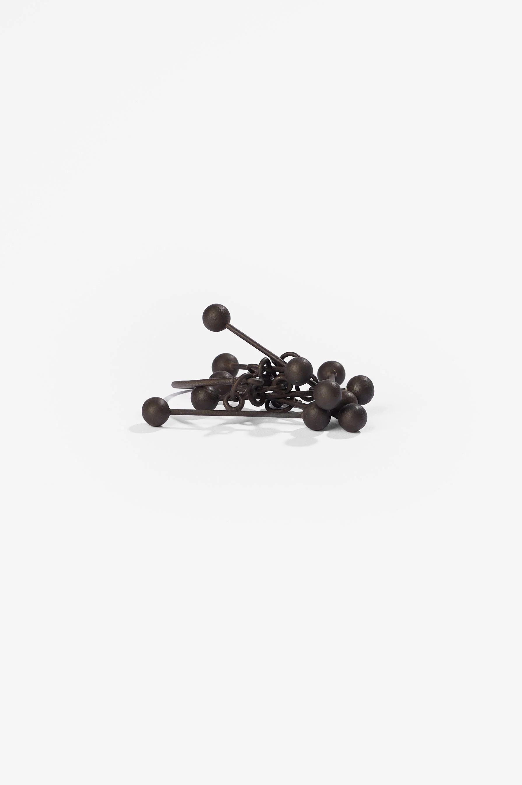 Mascha Moje, Ring 5, monel, ring size variable (fits between size 59 to 63), 2026, $1,500. Photography: Ross Coulter
