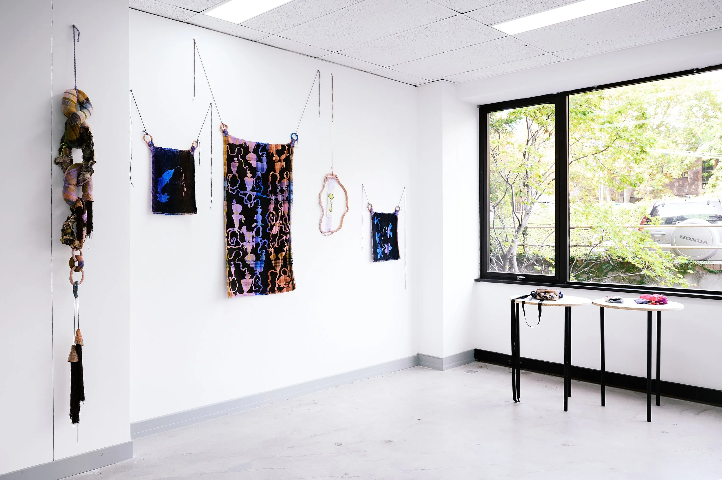 'By Necessity', installation view, John Brooks and Leah Muddle, 2026. Photograph: Ross Coulter 