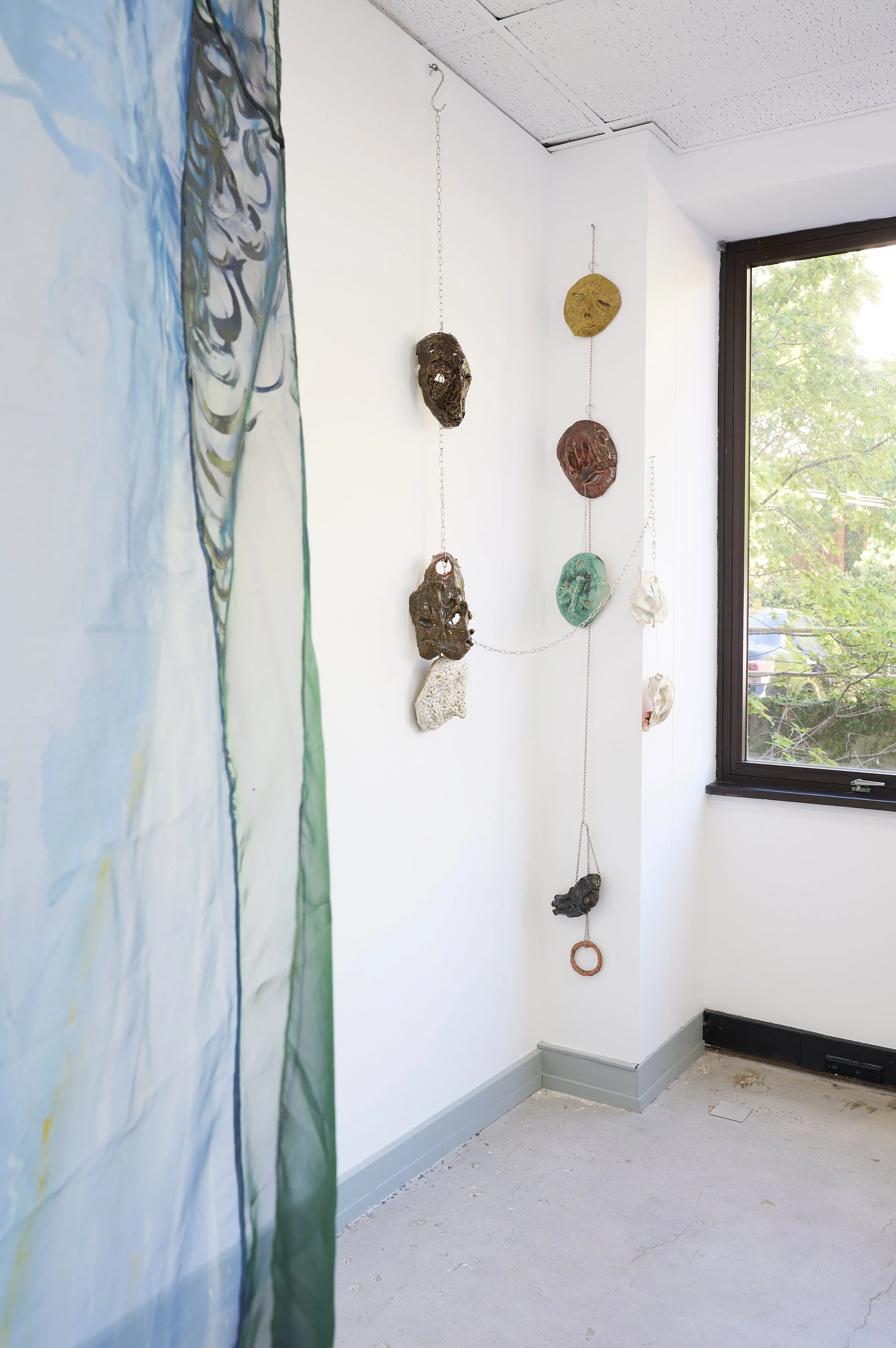 LIQUID, installation view, Monique Barnett and Jordan Wood, 2026. Photography Ross Coulter.