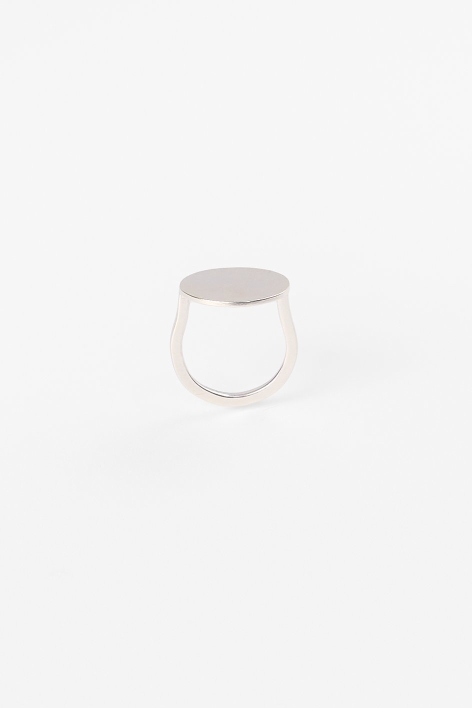96. Anna Varendorff, ‘Circle Signet’, 2026, sterling silver, 1.7cm dia (approx. sizes K and O available. Please note due to the unique shape of these rings the gallery recommends trying these works on for correct fit). Price: $360
