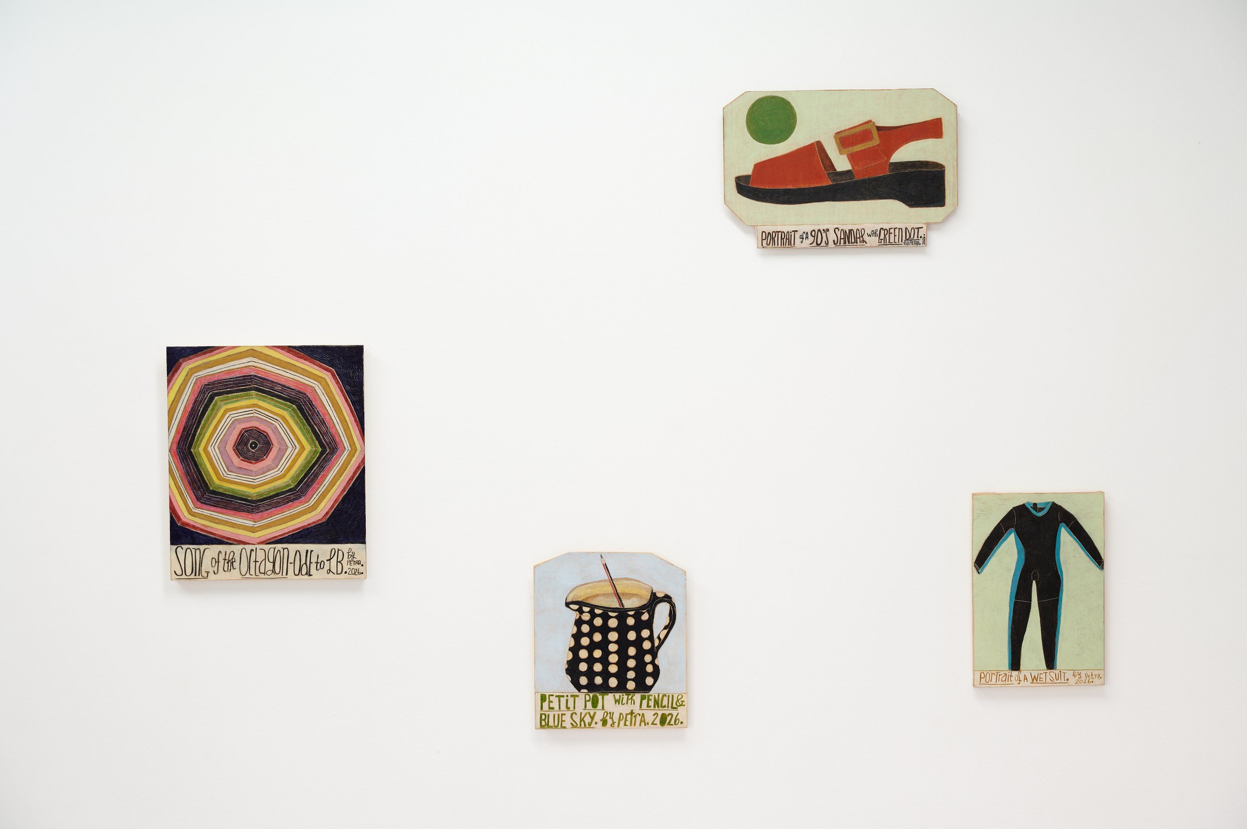 Petra Rodgers, Summer Portraits, installation view, 2026. Images courtesy the artist and Alta Forma. Photography Ross Coulter.