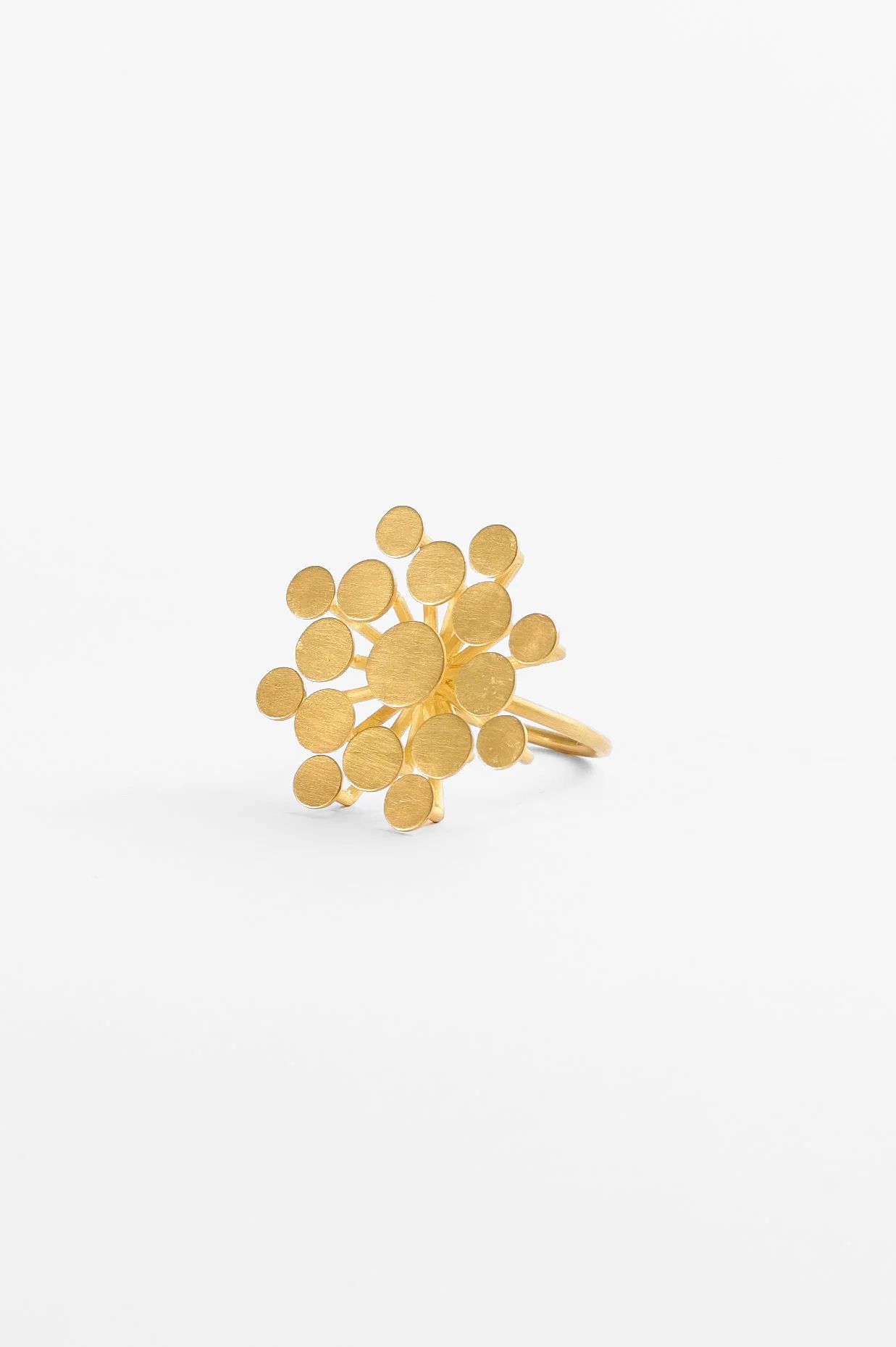 17. Mascha Moje, ‘Untitled’, (gold flower) 2025
20ct gold ring, 3x3x3cm, size approx. Q1/2, 2025. Price: $5000 (Price subject to change)
