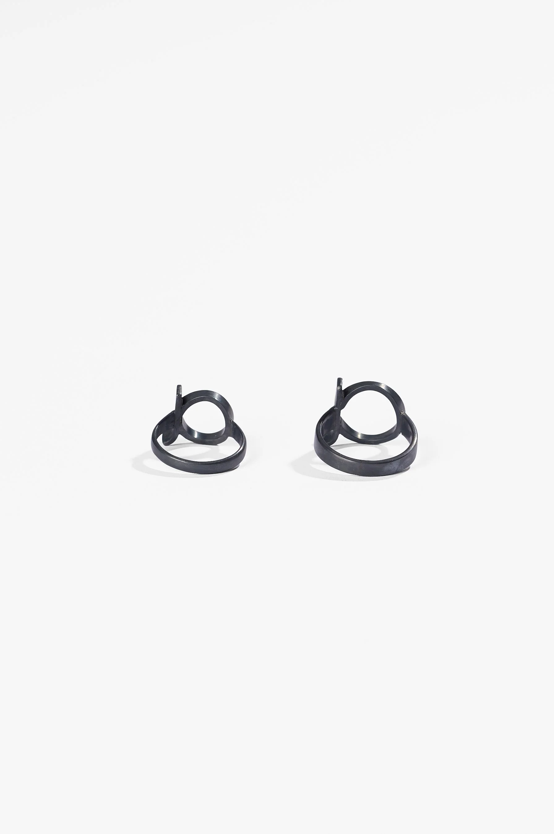 Roseanne Bartley, Letter rings (small and large a), sterling silver, various sizes, 2026, $420 each. Photography: Ross Coulter