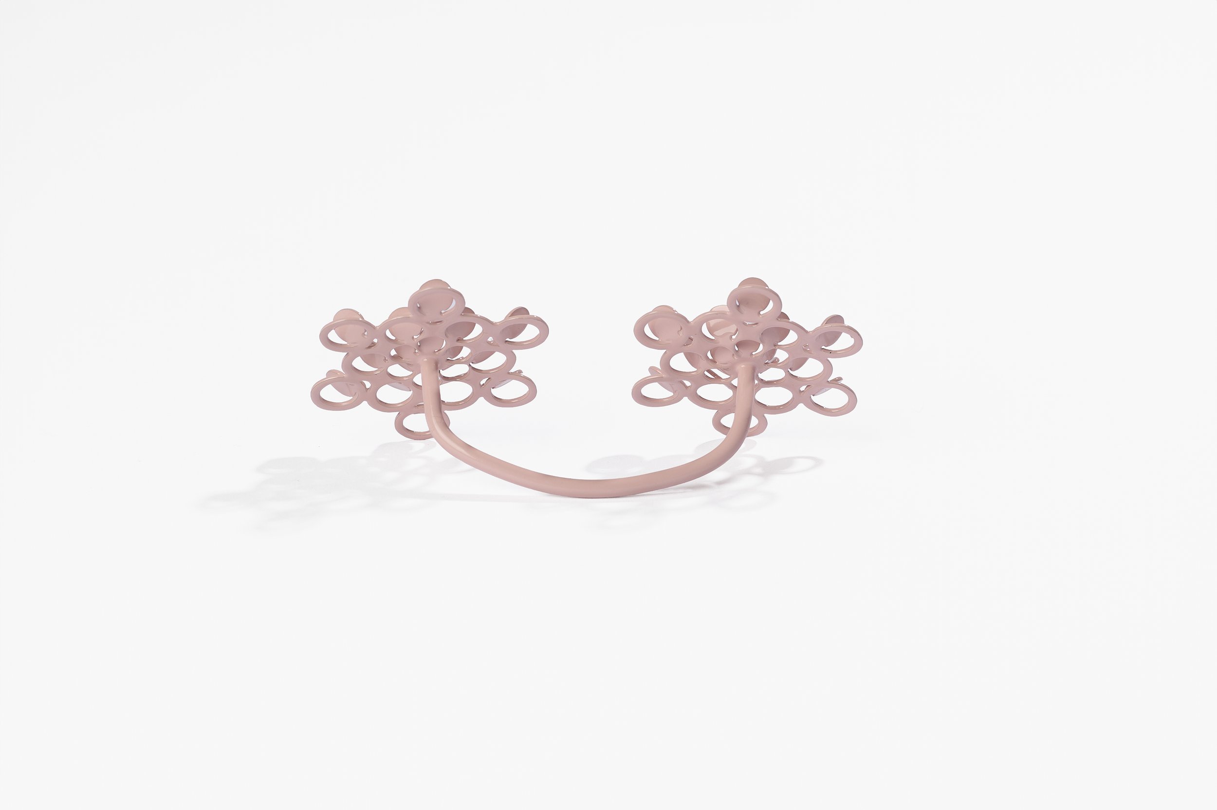 Elisa Zorraquin, I Can Handle It (pink), brass, paint, 11.5 x 5.5 x 4 cm, 2026, $380. Photography: Ross Coulter