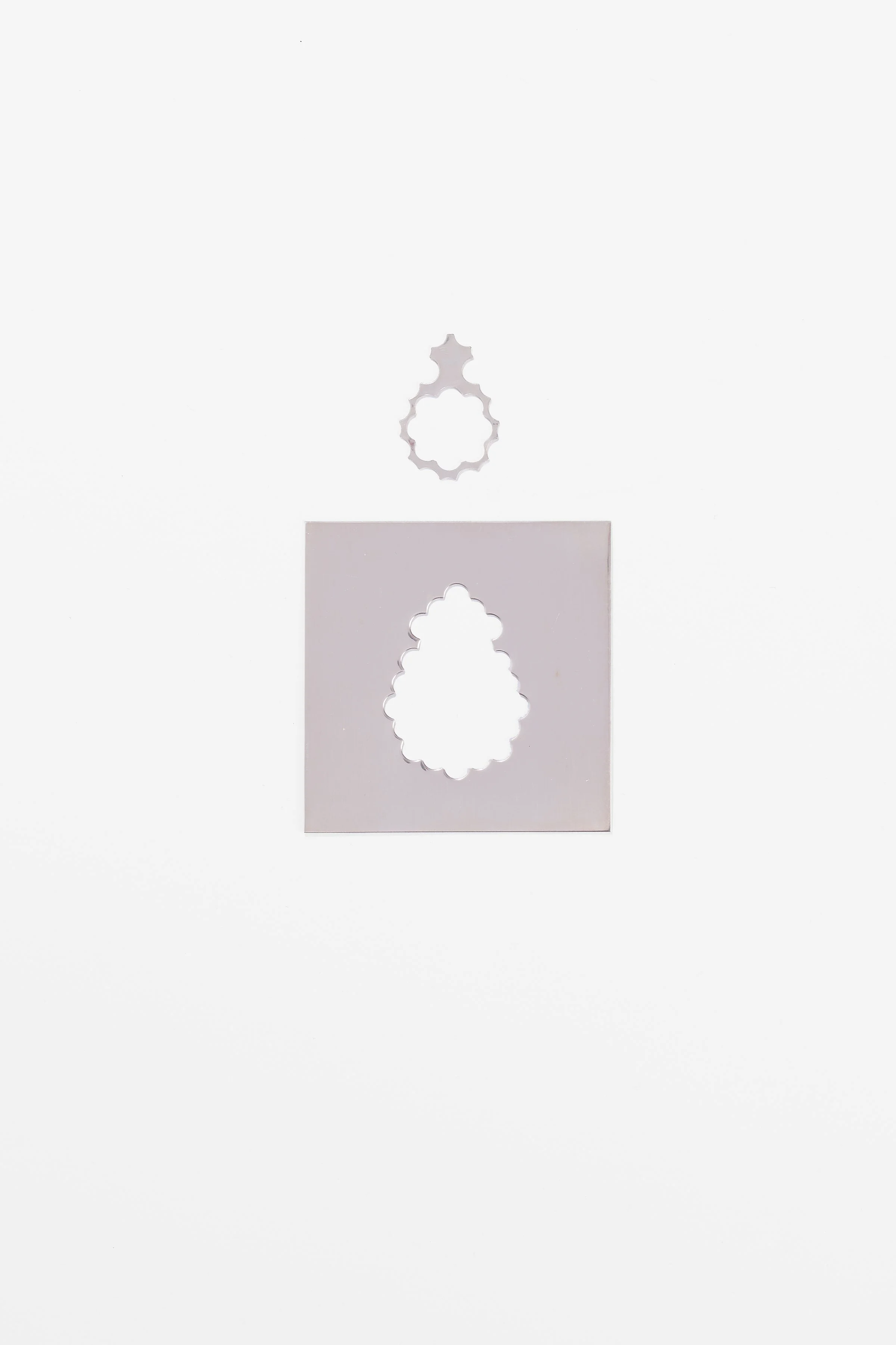Gilda Jones, Token Ephemera, sterling silver 925, outer 7 √ó 7 cm, inner 3.4 √ó 2.2 cm, size O, 2026, $450. Photography: Ross Coulter