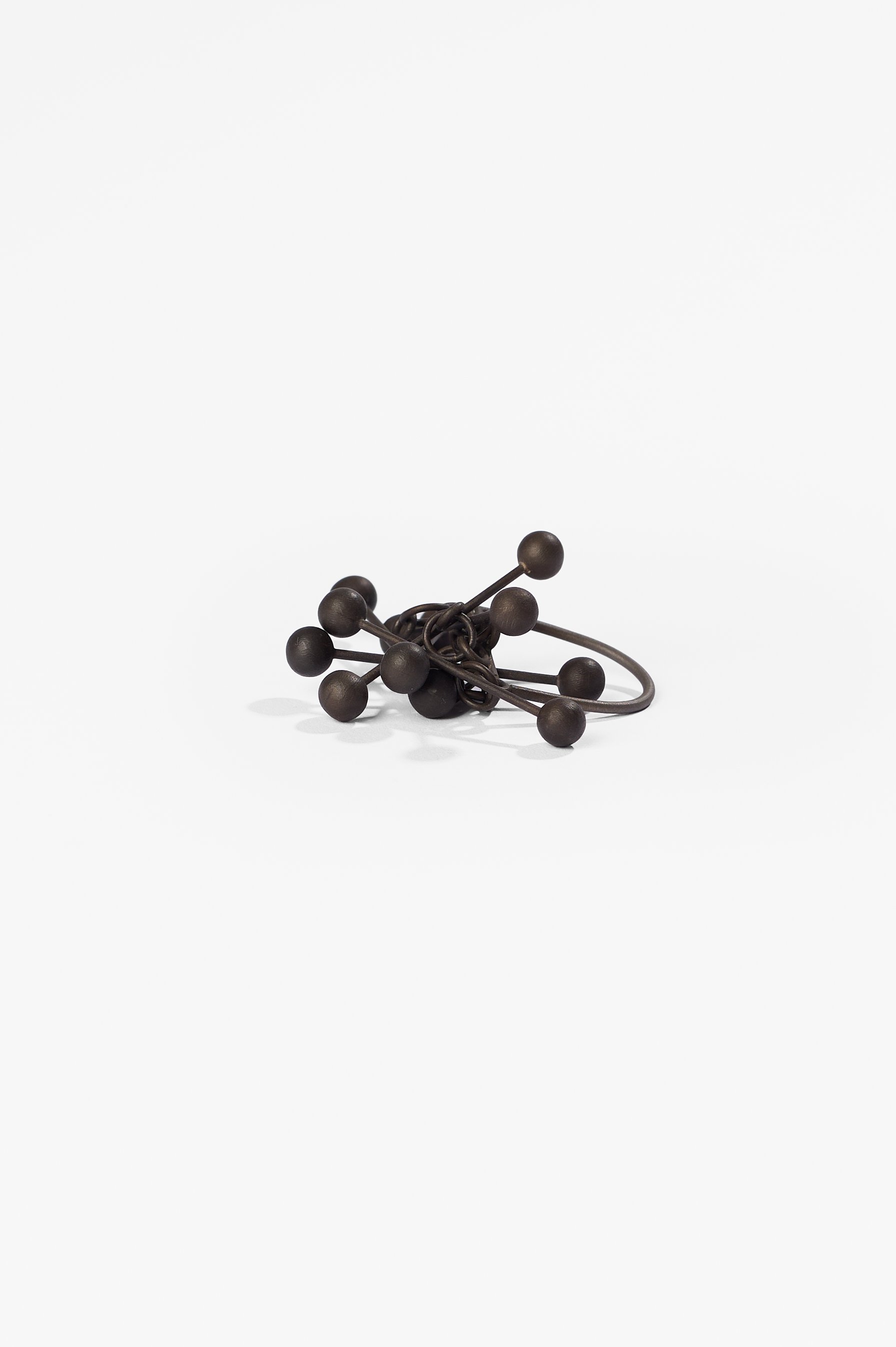 Mascha Moje, Ring 5, monel, ring size variable (fits between size 59 to 63), 2026, $1,500. Photography: Ross Coulter