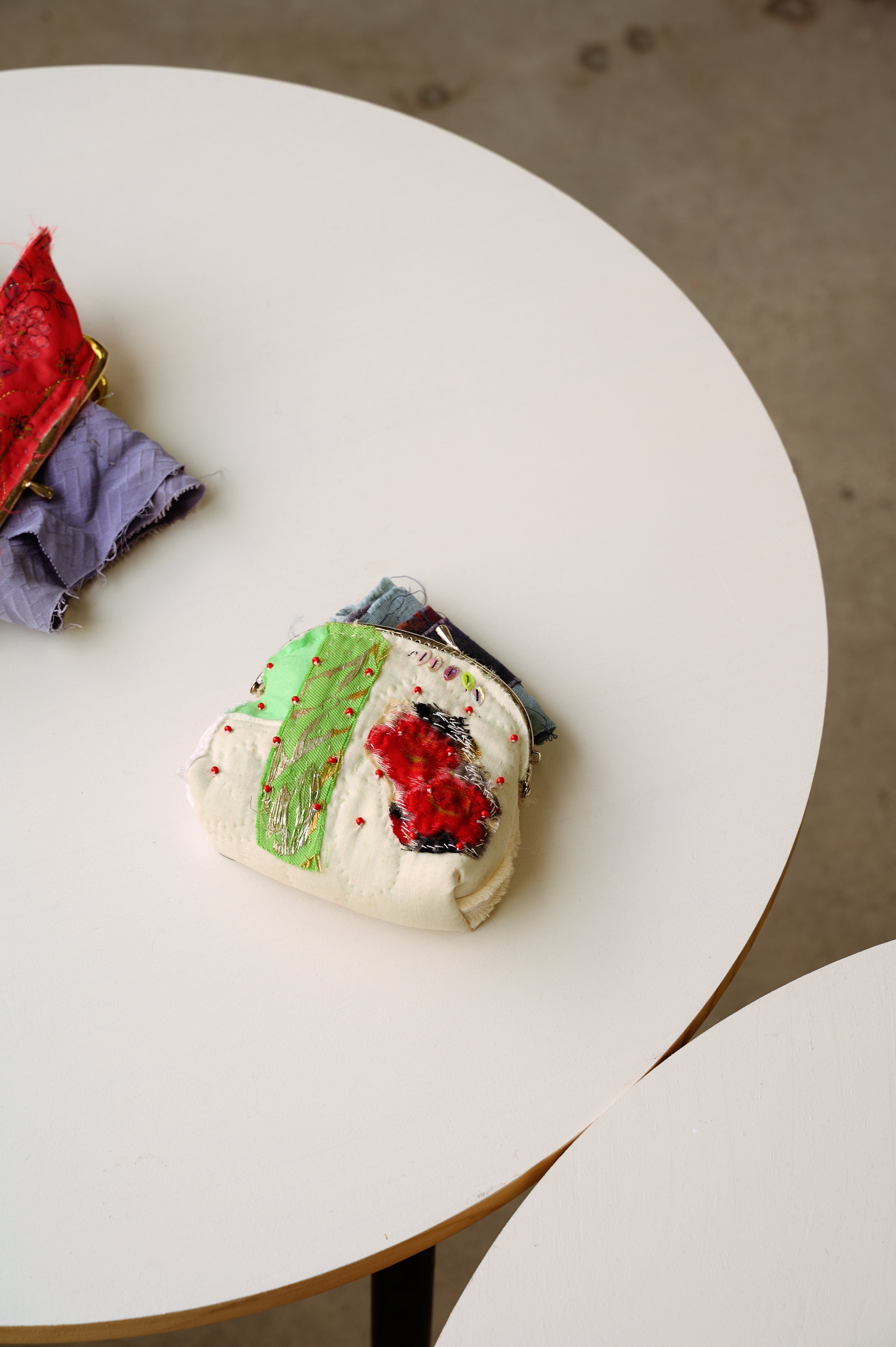 'By Necessity', detail view, Leah Muddle, 2026. Photograph: Ross Coulter 