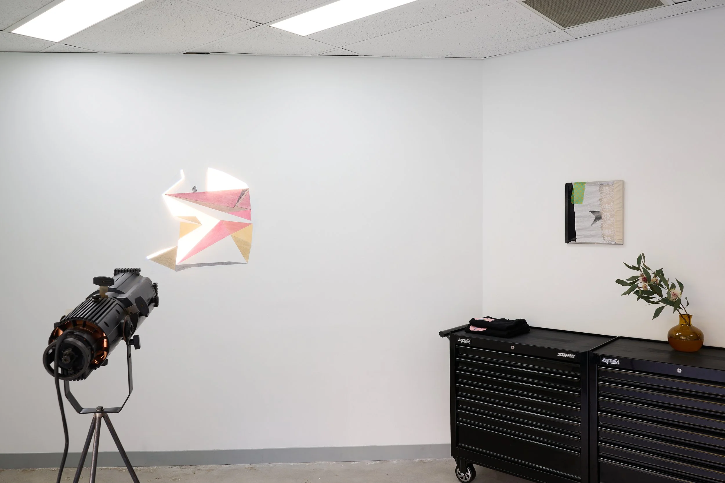 'By Necessity', installation view, Andrea Eckersley, Mashara Wachjudy, Dell Stewart, 2026. Photograph: Ross Coulter 