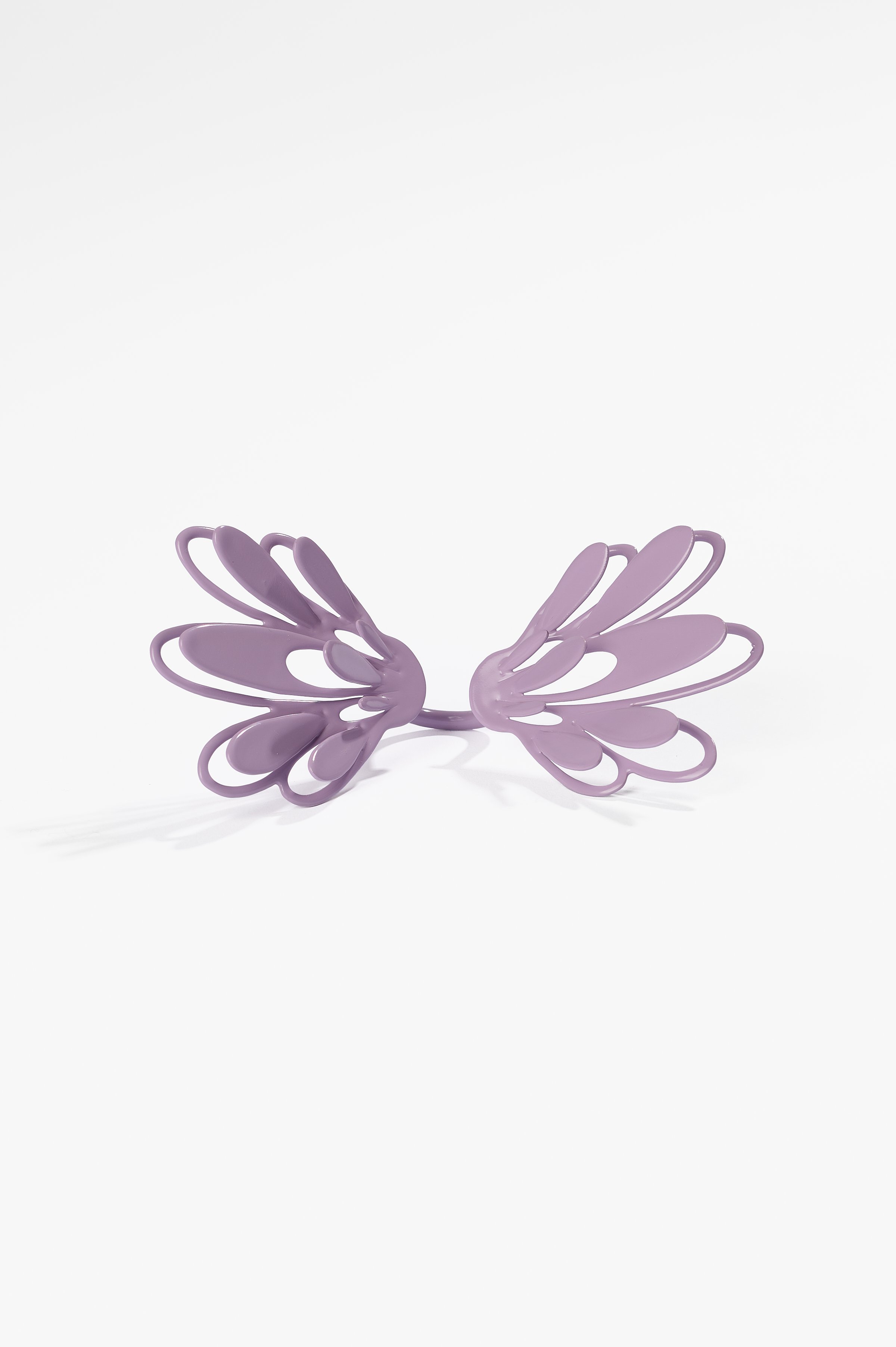 Elisa Zorraquin, I Can Handle It (lilac), brass, paint, 11.9 x 6 x 5 cm, 2026, $380. Photography: Ross Coulter