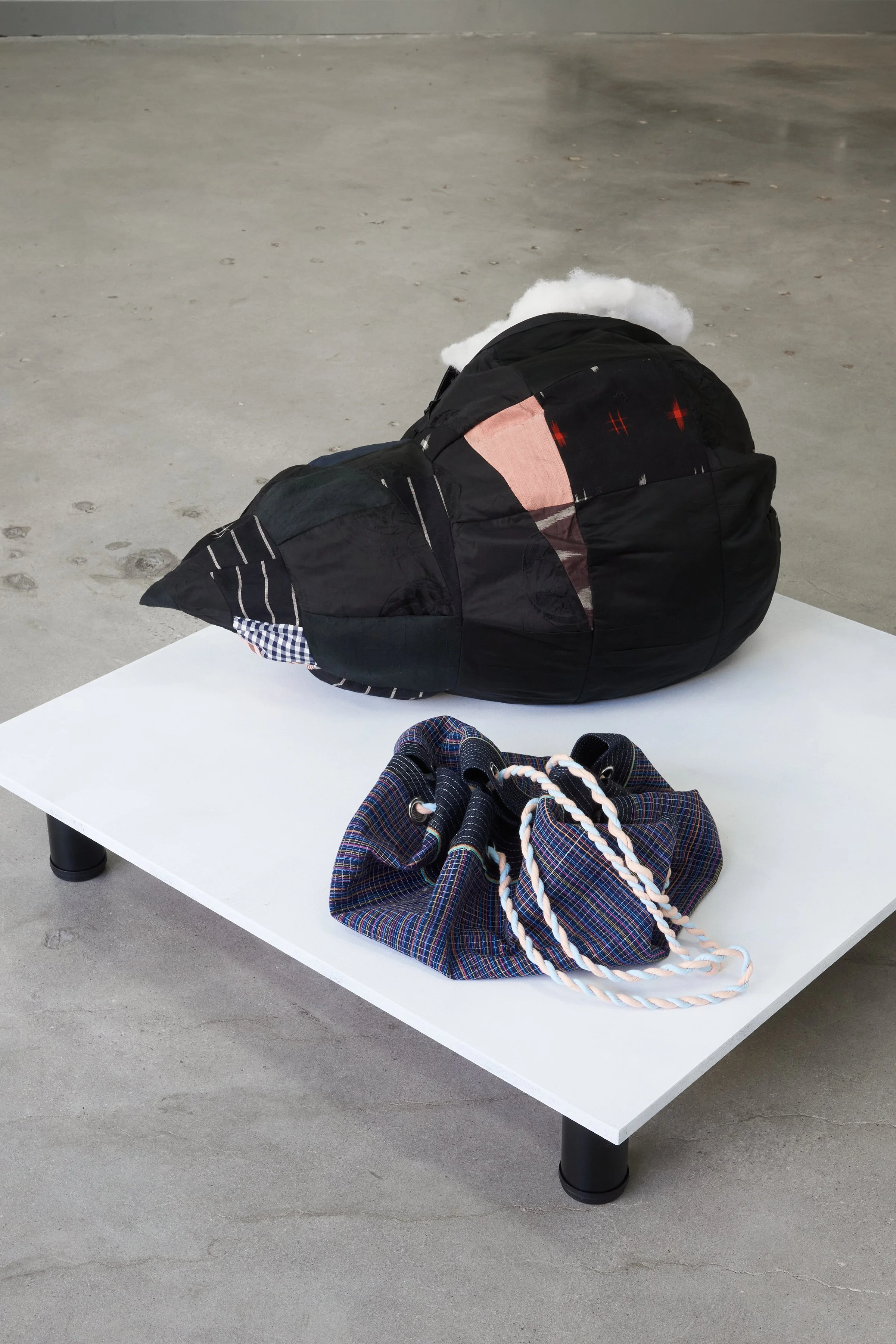 'By Necessity', detail view, Leah Muddle and Dell Stewart, 2026. Photograph: Ross Coulter 