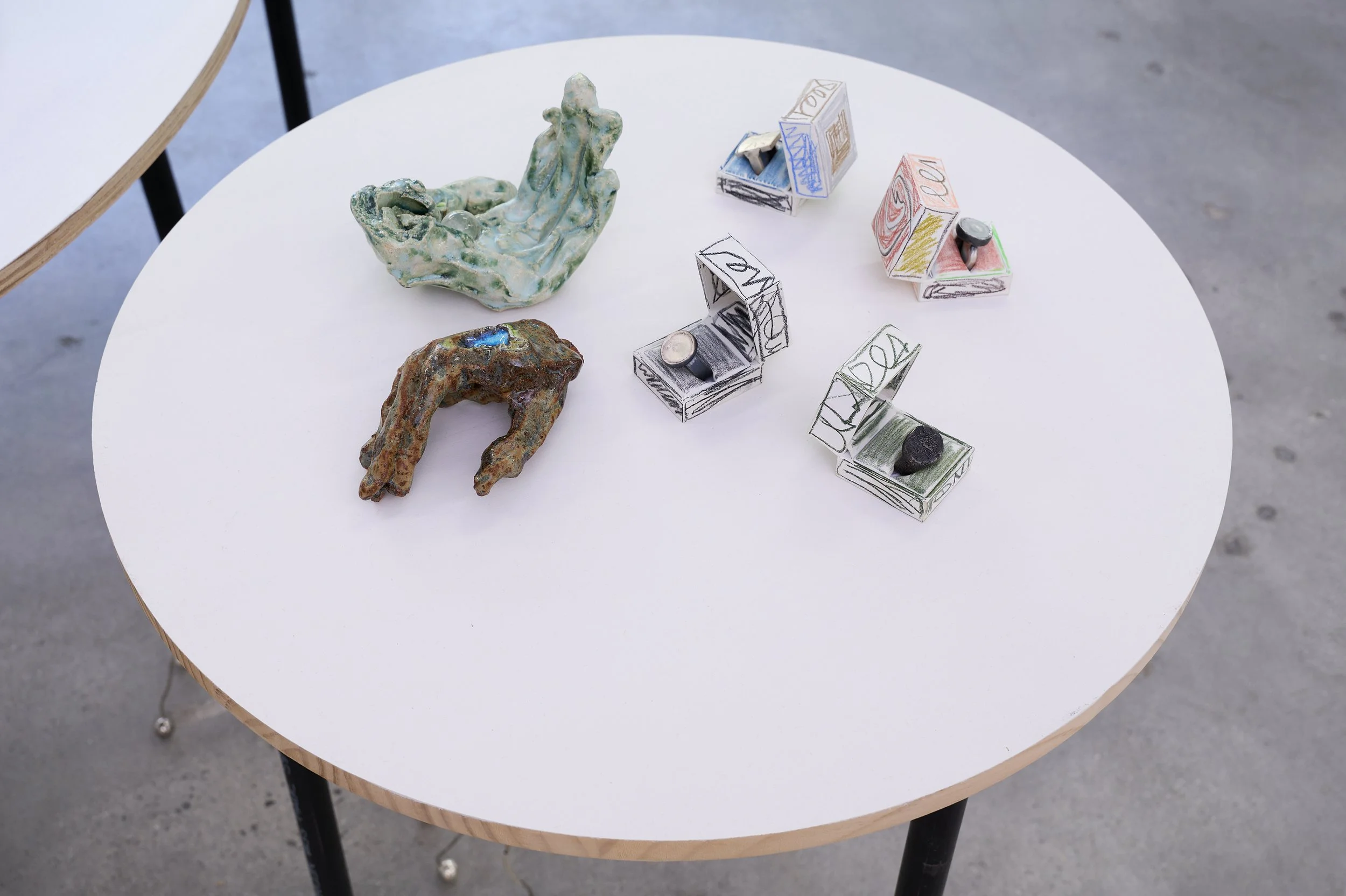 LIQUID, installation view, Vanessa Arthur, Jordan Wood, 2026. Photography Ross Coulter.