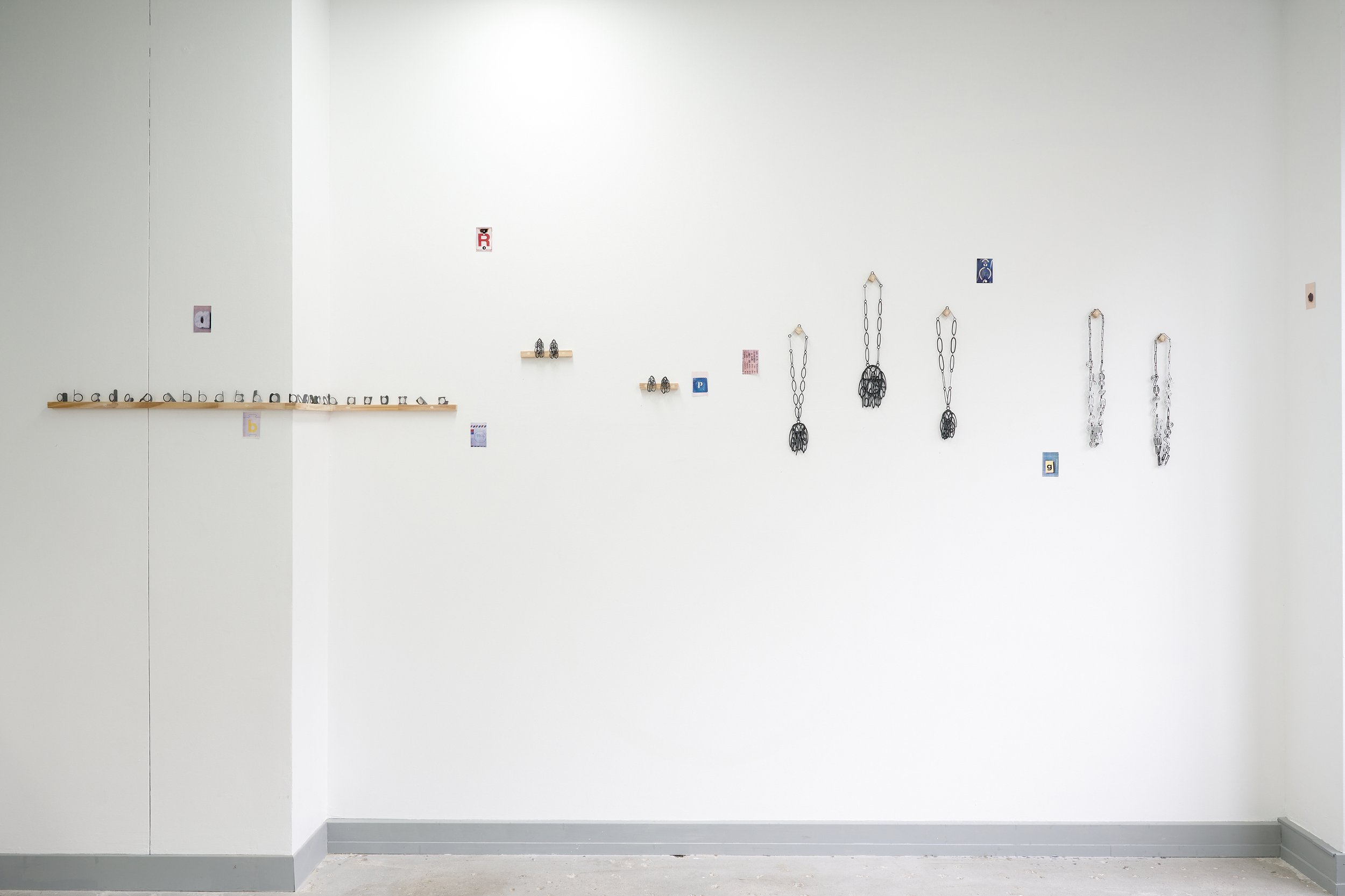 Alta Forma, 'Some Types', installation view, Roseanne Bartley. Photograph: Ross Coulter