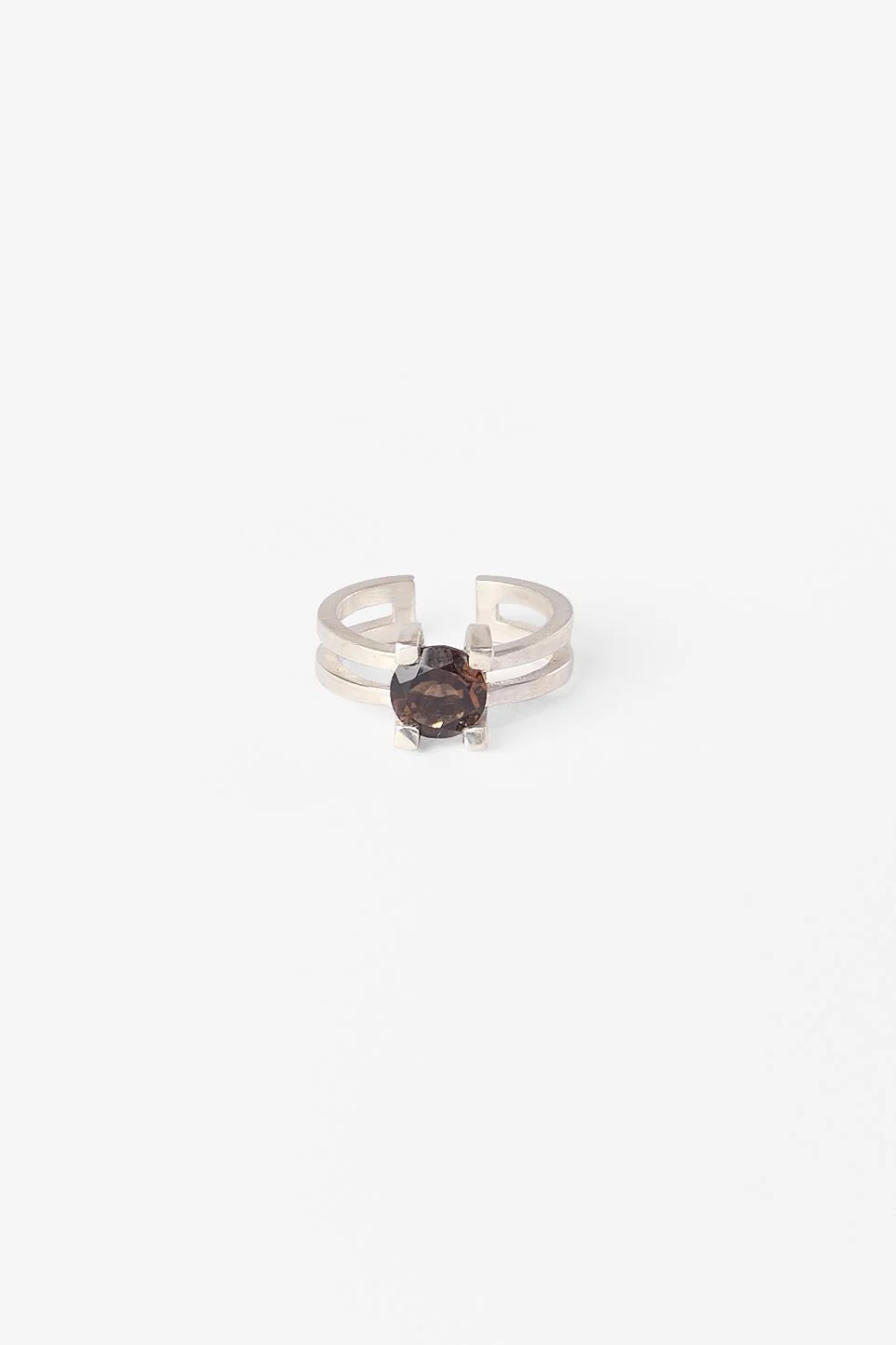 100. Anna Varendorff, ‘Smokey Quartz Ring’, 2026, sterling silver, smokey quartz, 2.5x2.x1cm, adjustable size. Price: $800