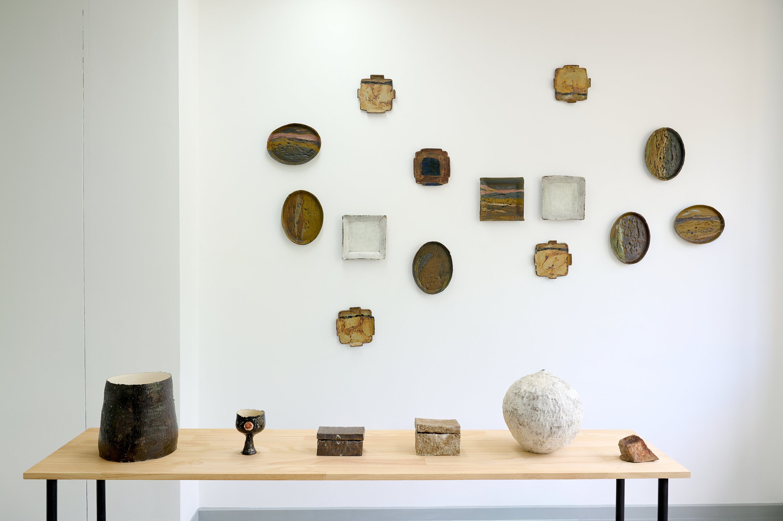 ‘Out of the Ordinary’, Goosullae Kim, Pauline Meade and Thannie Phan, 2025. Installation view. Photography: Ross Coulter