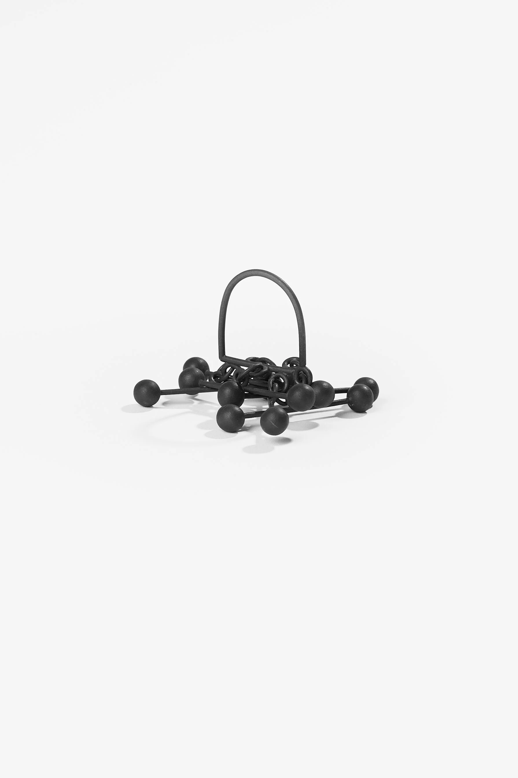 Mascha Moje, Ring 5, monel, ring size variable (fits between size 59 to 63), 2026, $1,500. Photography: Ross Coulter