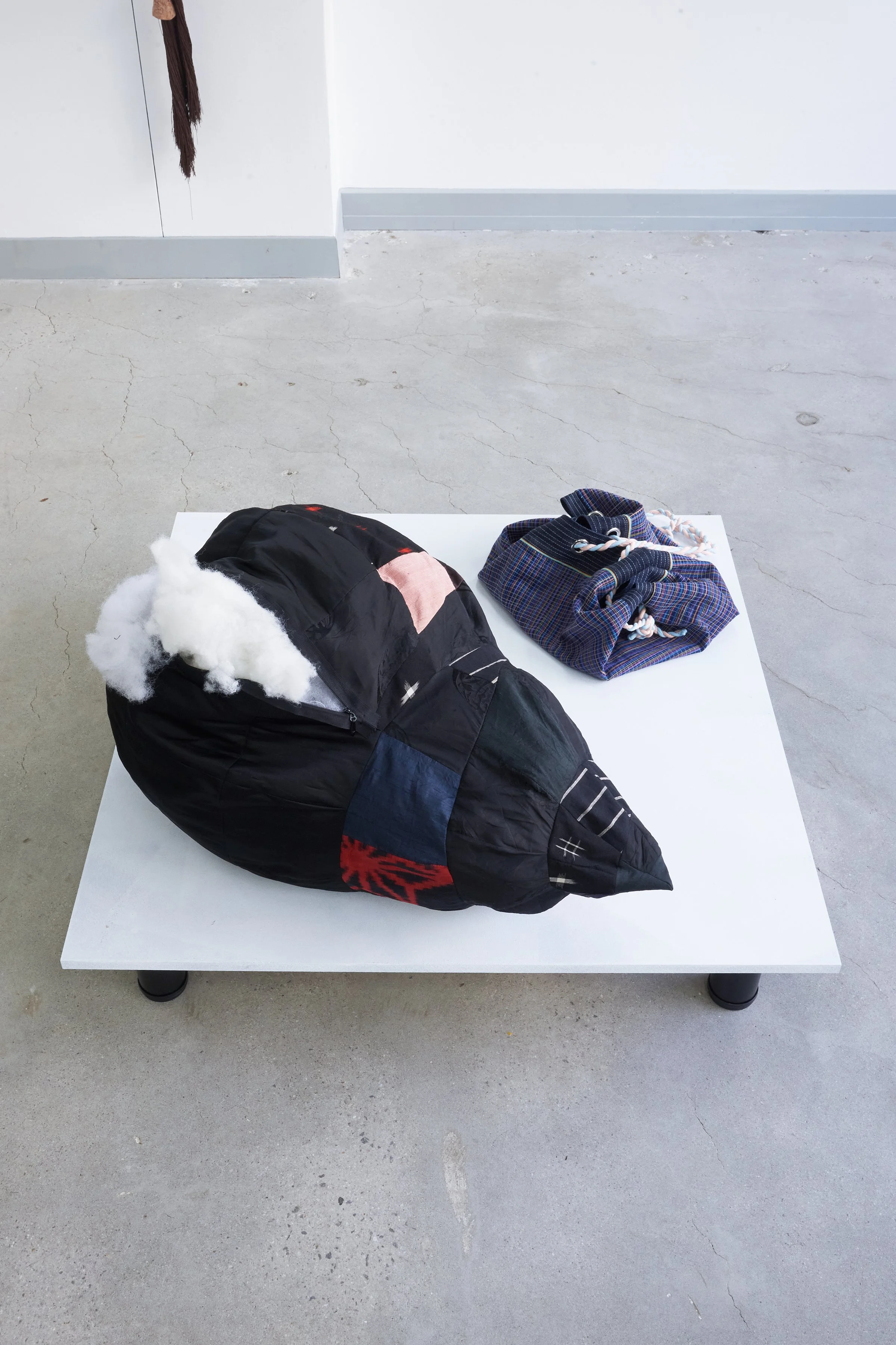 'By Necessity', detail view, Leah Muddle and Dell Stewart, 2026. Photograph: Ross Coulter 