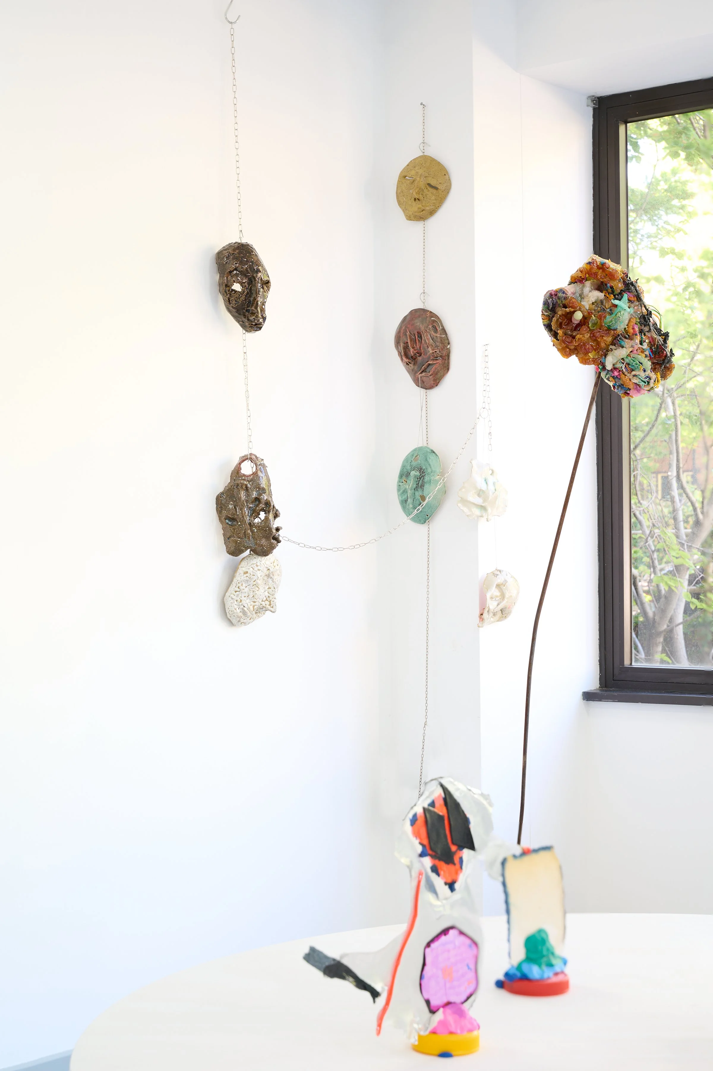 LIQUID, installation view, Molly Cook, Yongping Ren, Jordan Wood, 2026. Photography Ross Coulter.