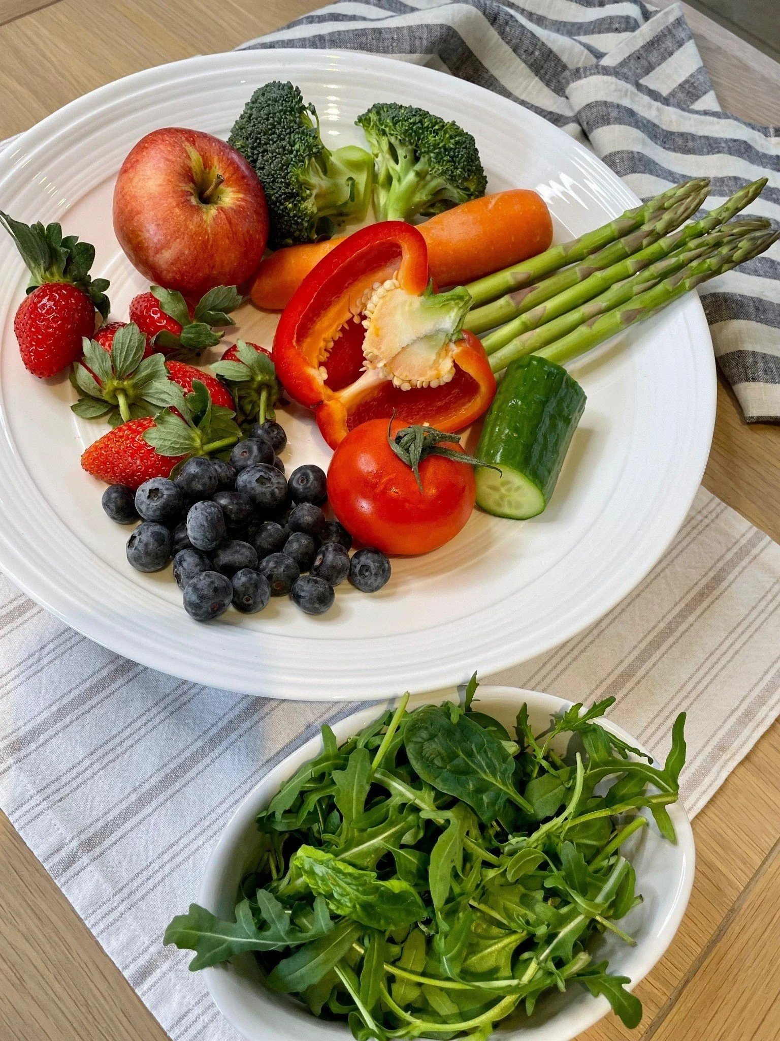 10 portions of fruit &amp; veg looks like this