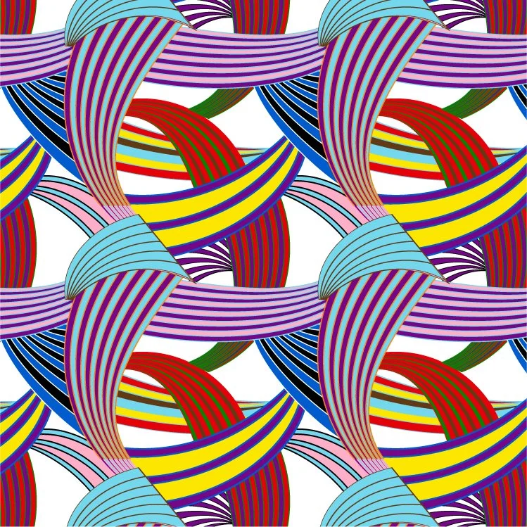 Graphic Waves - White Background