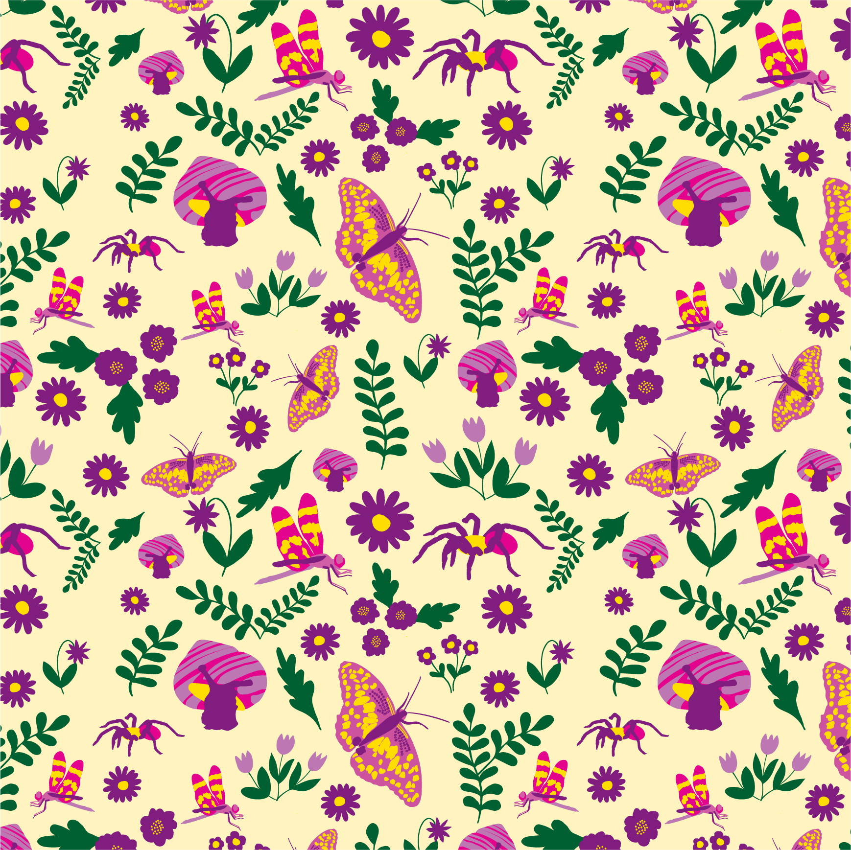 Enchanted Garden - Yellow