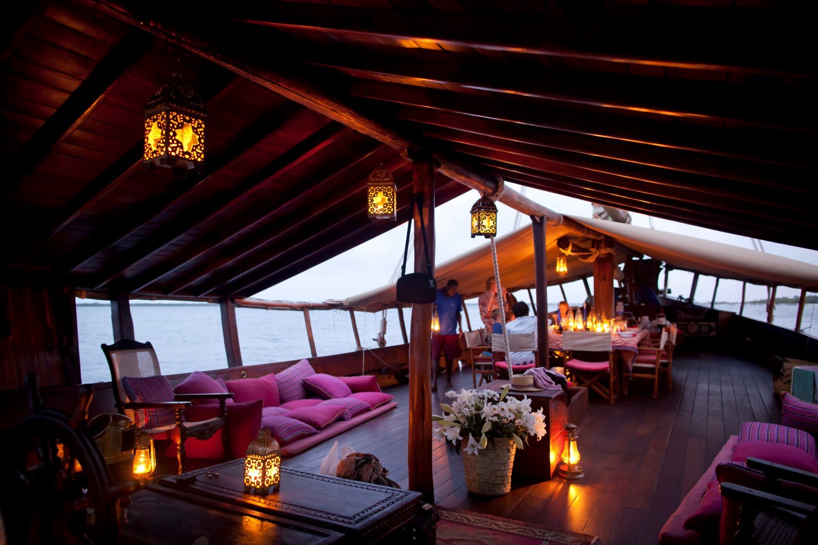 Sail in traditional Swahili style aboard the Tusitiri Dhow. Enjoy luxurious ocean safaris, cultural immersion, and bespoke adventures along the Kenyan coastline.