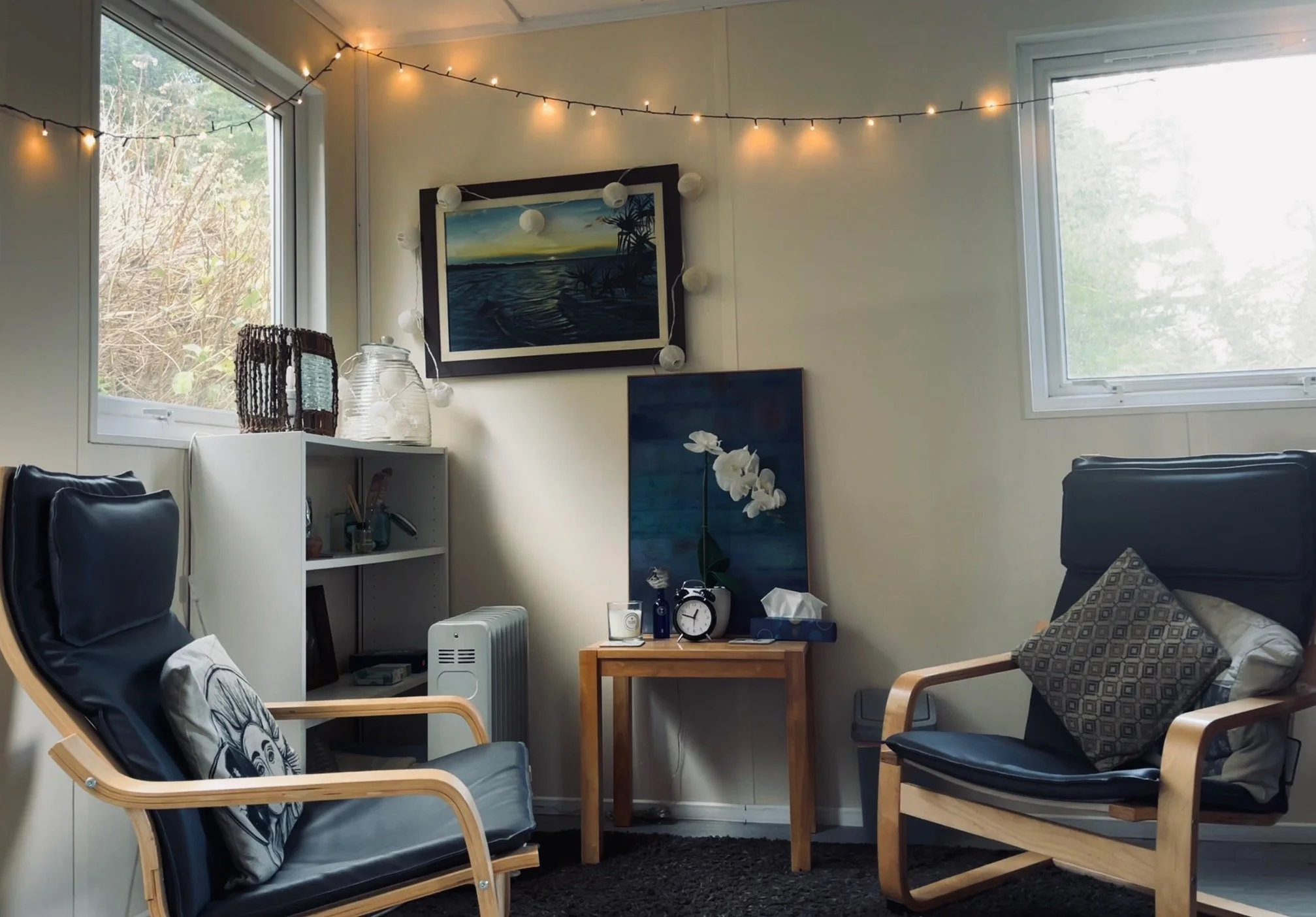 indoor space for counselling available at Choose Nature CIC near St Austell