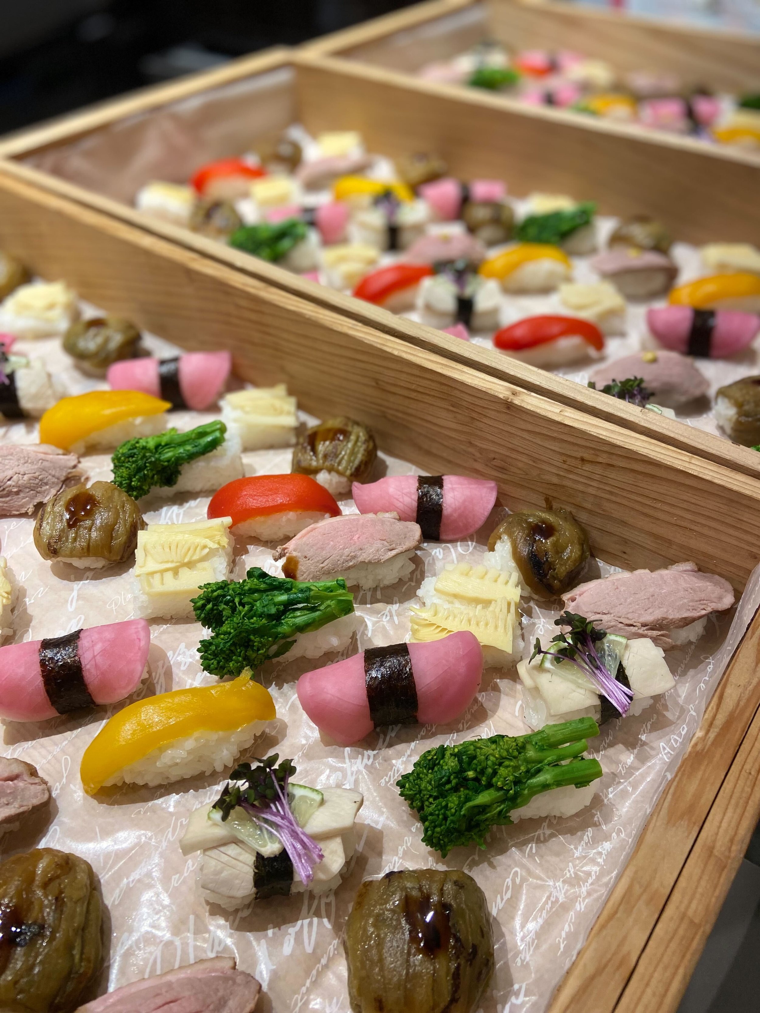 野菜変わり寿司 - Vegetable fusion sushi