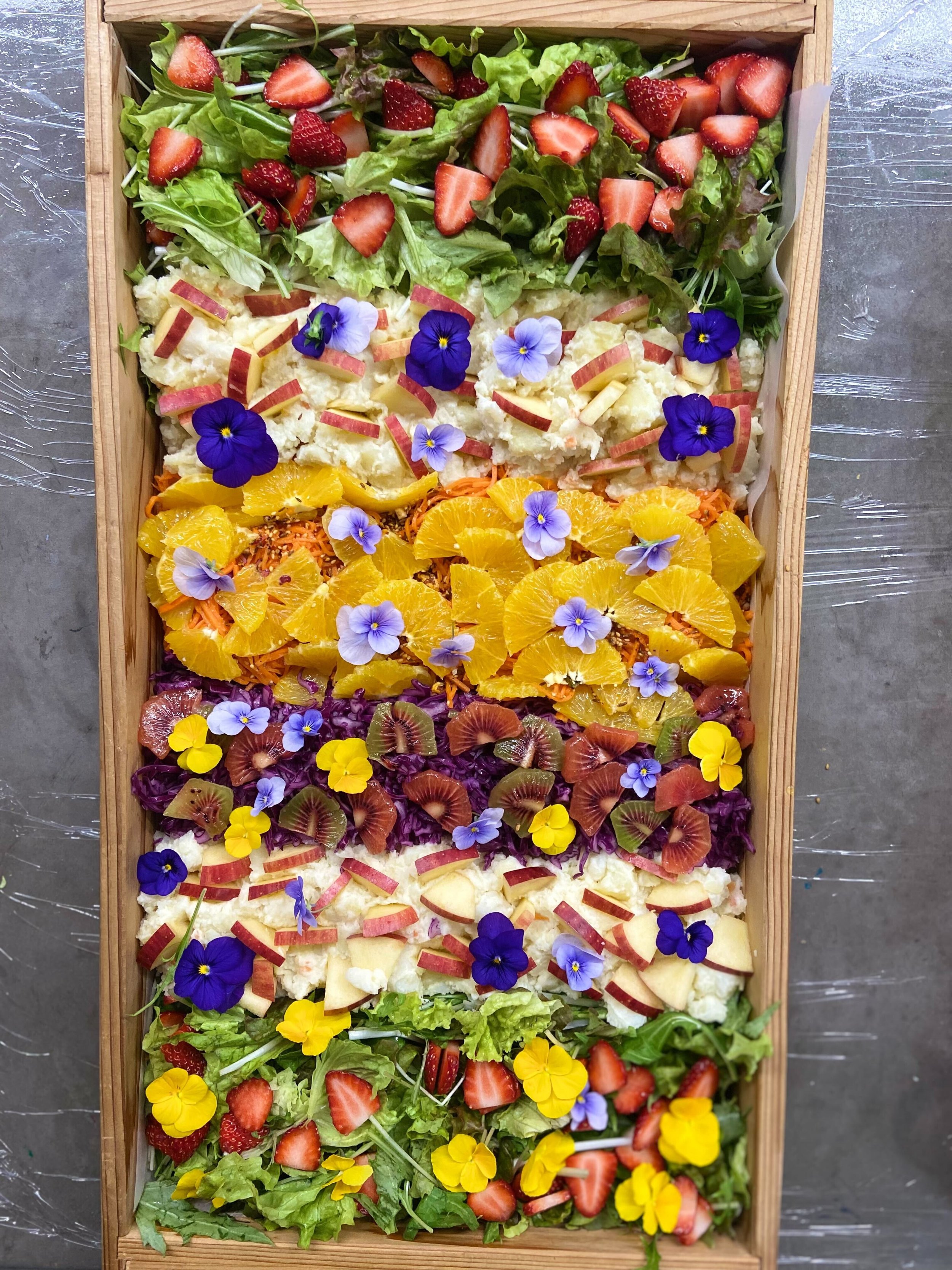 餅箱ケータリング - Seasonal Wood box catering